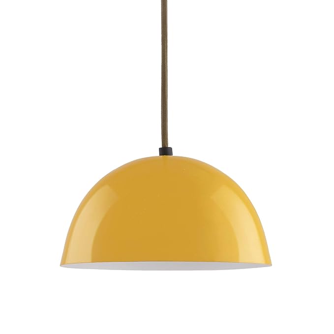 Metallic Pendant hanging light, hanging lamp 8"
