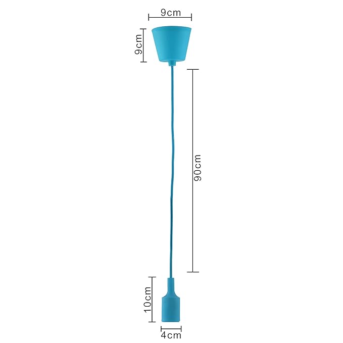 2pcs E27 Socket Chandelier Lamp Light Fixture,Hanging Silicone Holder Adjustable Modern Pendant Ceiling Lamp