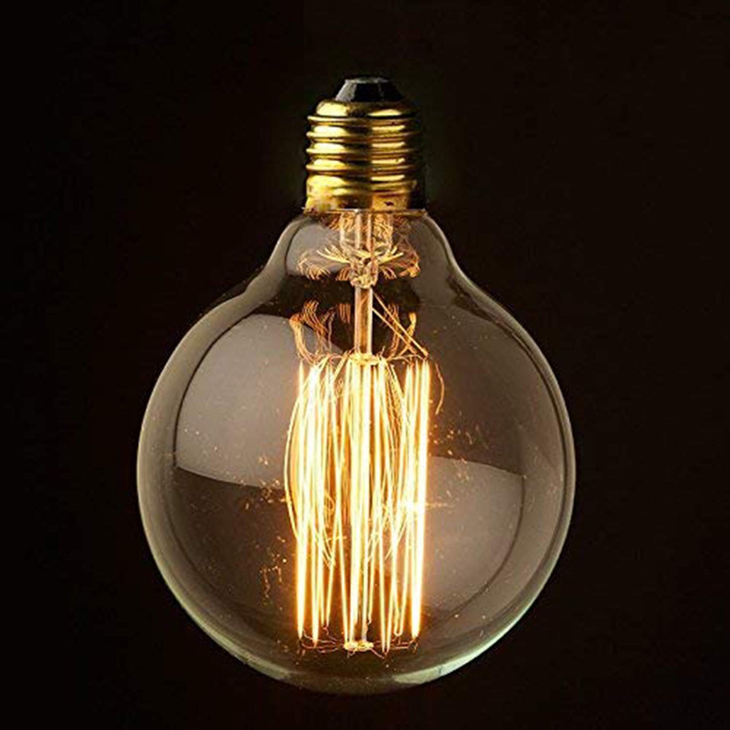 Globe Shape Edison Tungsten Filament Vintage Antique Light Bulb E27 G80