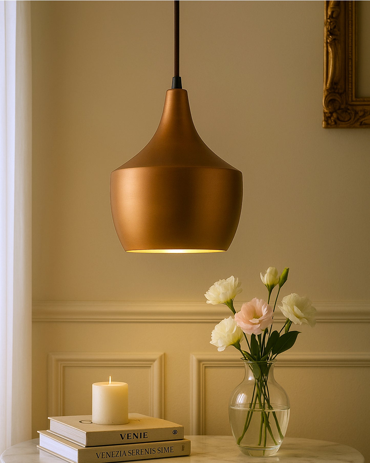 Modern Hanging Light, E26/27 Nordic Pendant Lamp, Pear Shaped Kitchen, Bedroom, Living Room Ceiling Lamp