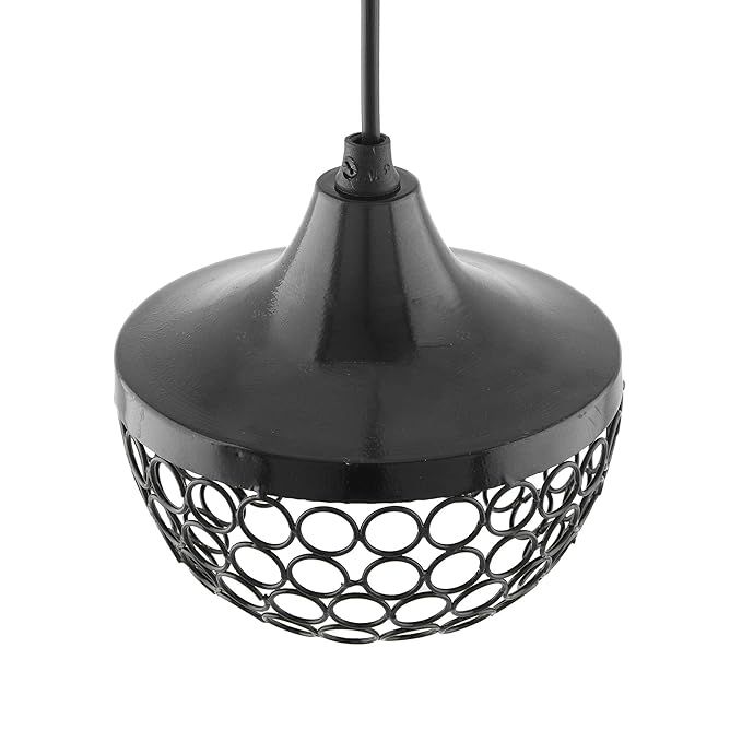 Matt black Crystal hanging goblet light, ceiling light, Nordic E27 pendant