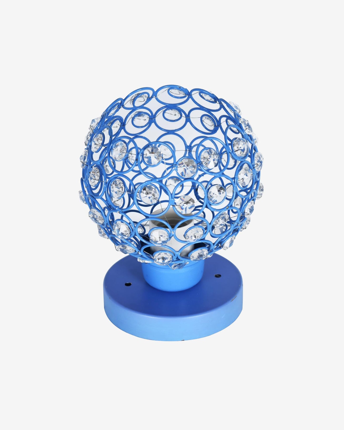 Semi Crystal Table Lamps Mood Lighting | Small Crystal Night Lamp Stylish Bedside Lamp Light | Unique Modern Decorative Desk Lamp for Bedroom Living Room, Pink