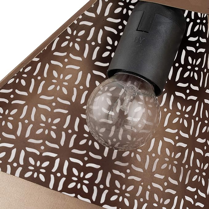 Moroccan Wall Trophy Cube Pattern Light shades, Engraved Wall Sconce Light, Antique Handmade