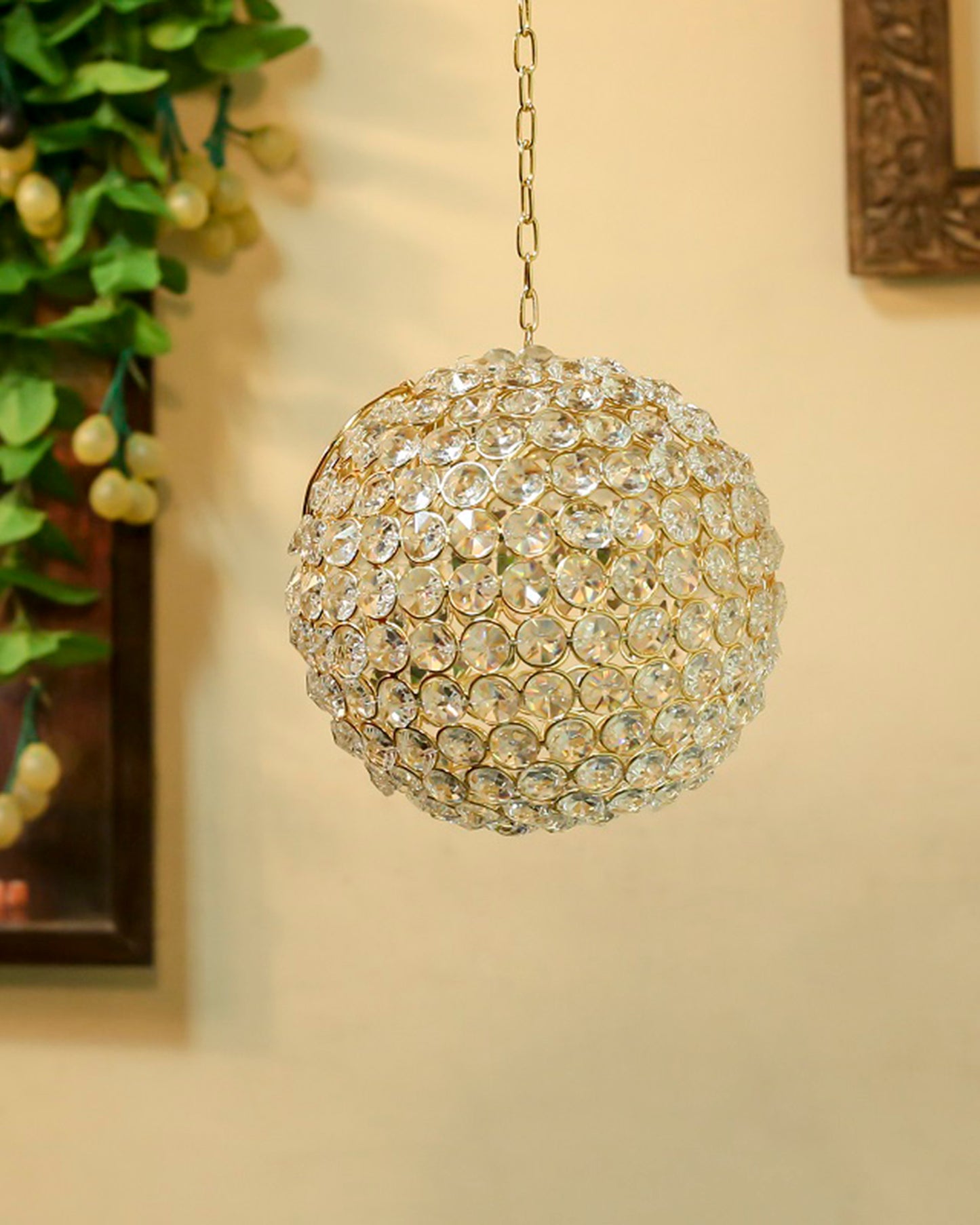 Crystal Hanging Pendant Ball Small