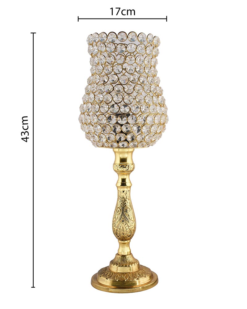 Classic Golden Crystal Lamp