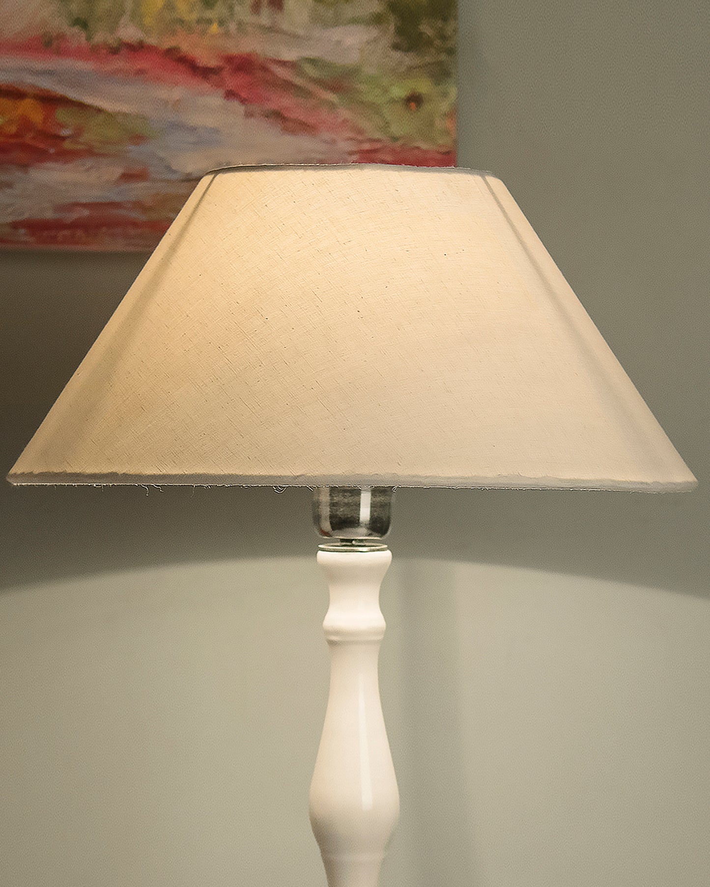 Classic drum Cotton shade, set of 2 (For E27, E14 and B-22 base)