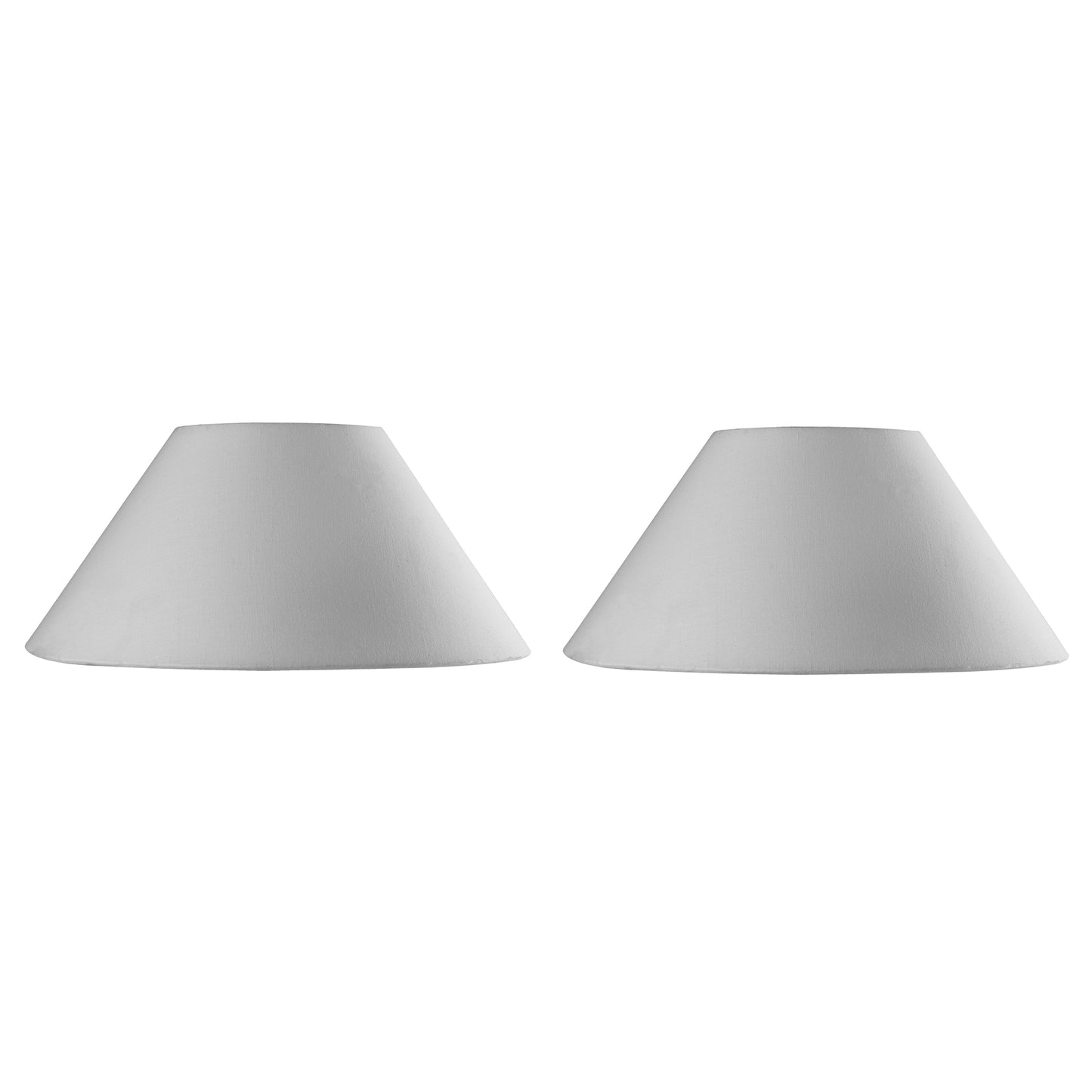 Classic drum Cotton shade, set of 2 (For E27, E14 and B-22 base)
