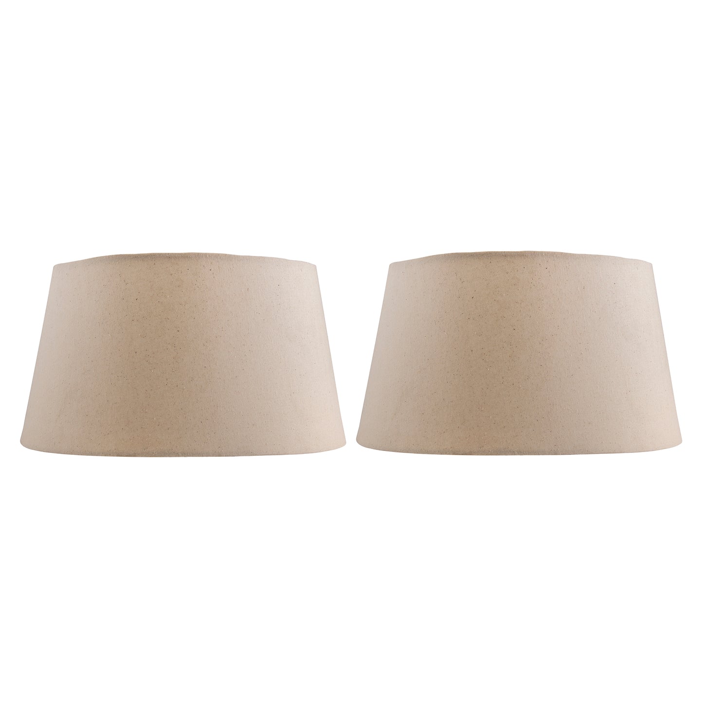 Classic drum Cotton shade, set of 2 (For E27, E14 and B-22 base)