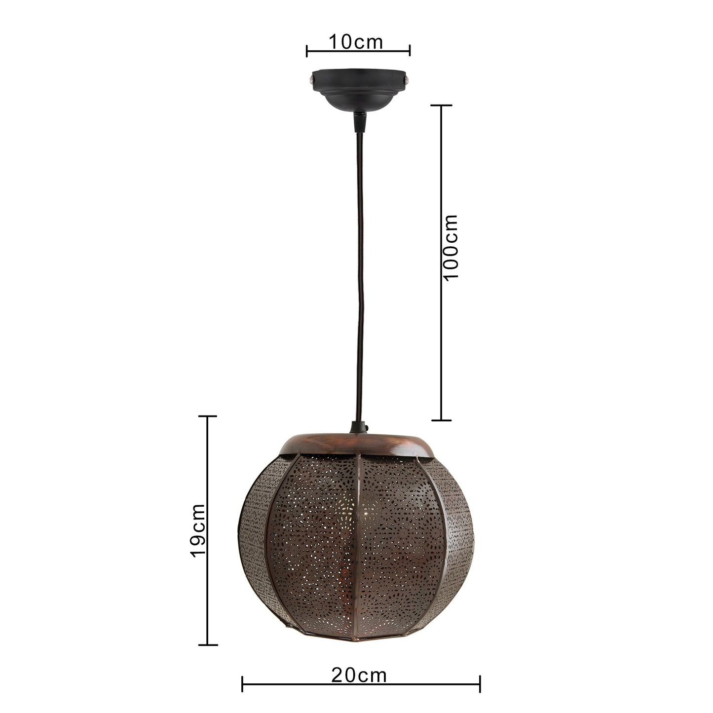 Classic Moroccan hanging lamp, antique light