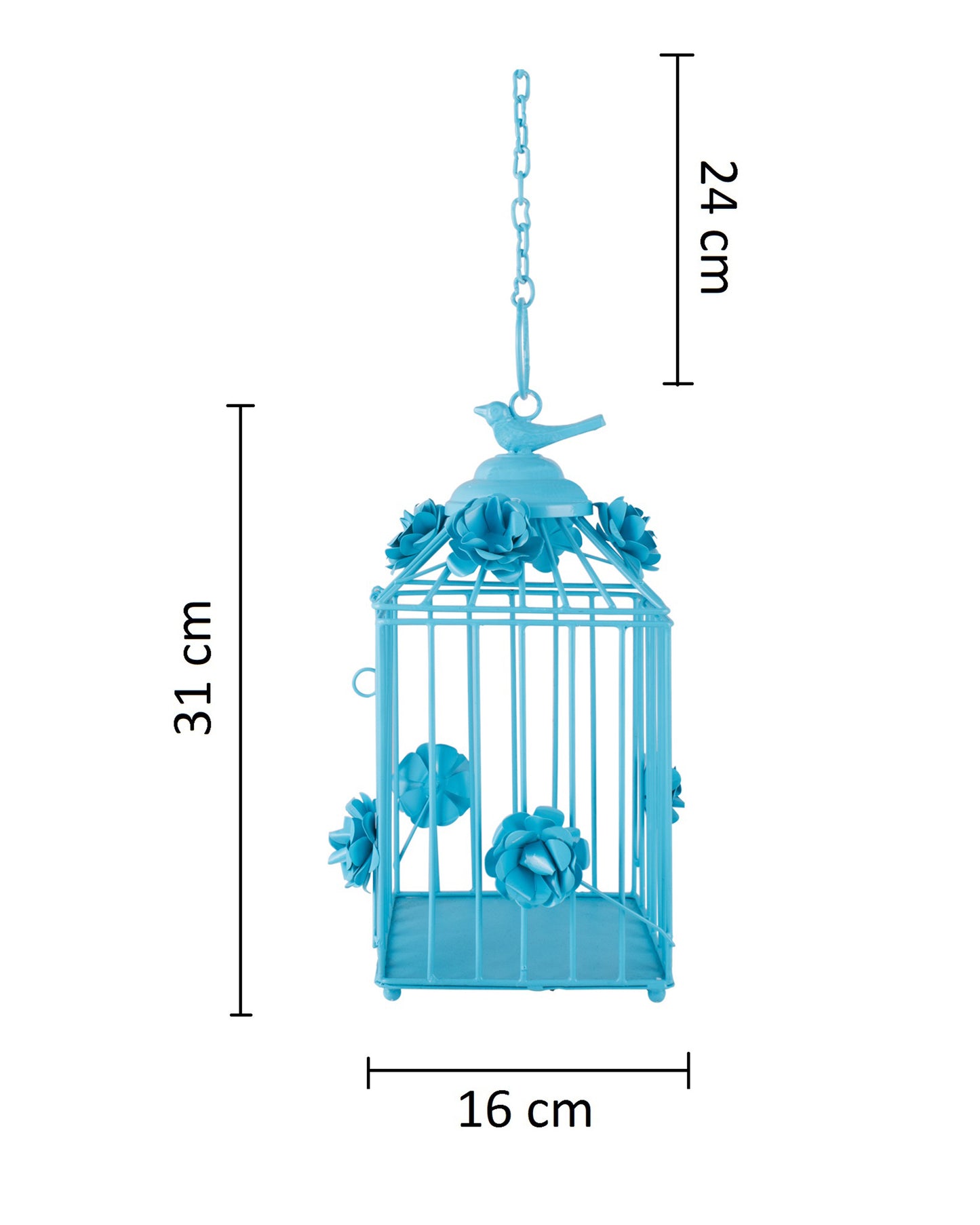 Decorative Hanging Bird Cage, Balcony/Patio Planter cage/hanging Candle holder