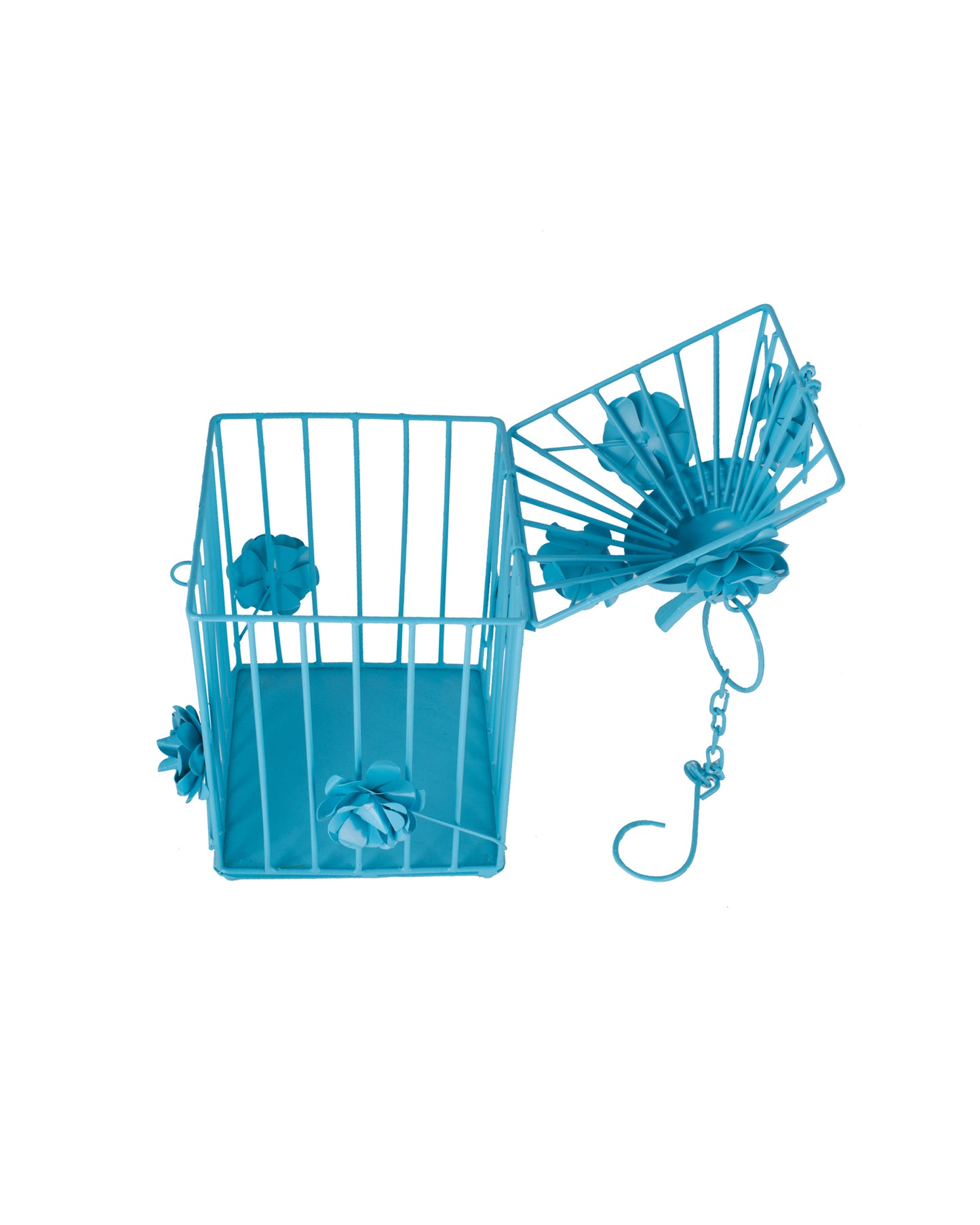 Decorative Hanging Bird Cage, Balcony/Patio Planter cage/hanging Candle holder