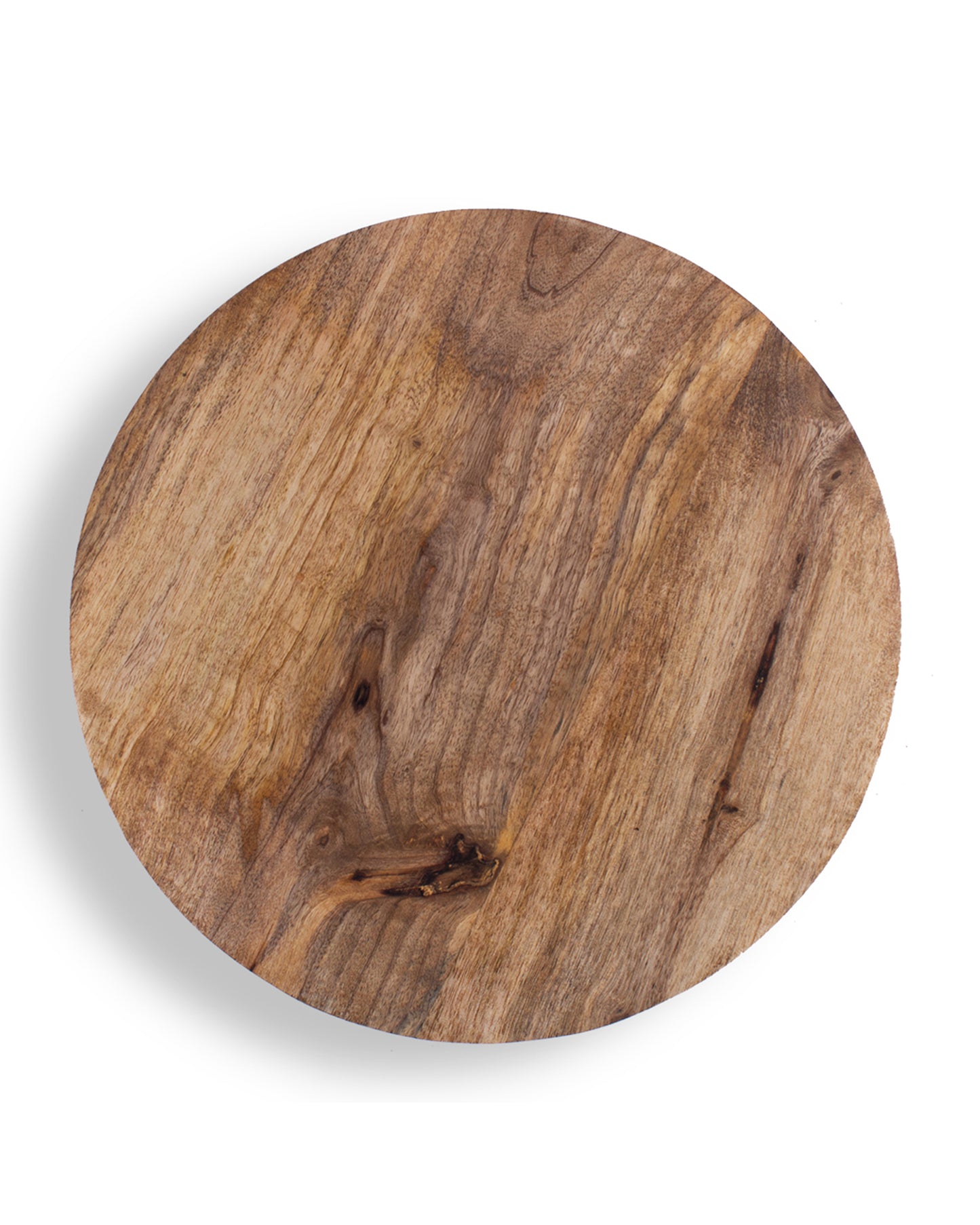 12 Inch Round Wooden Cake and Dessert Pedestal Display Stand