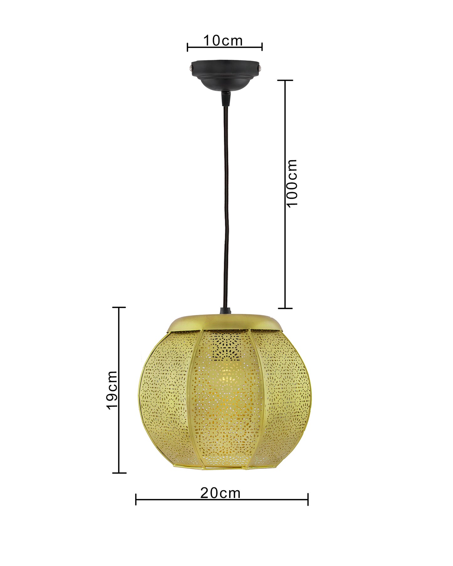 Classic Moroccan Golden hanging lamp, antique light Hanging Lamp Lights Round