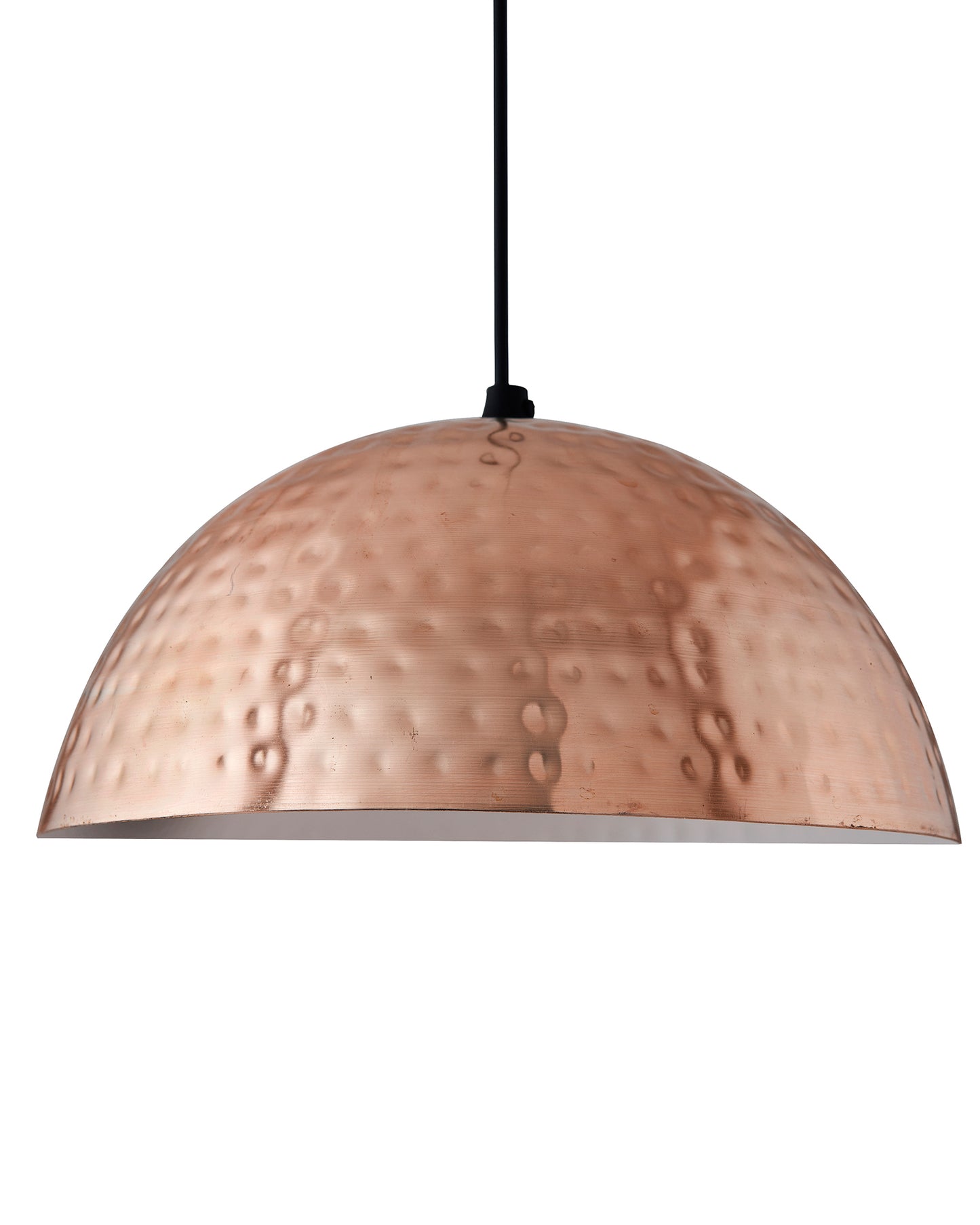 Classic Hammered Pendant Light, Rose Gold, Hanging Lights