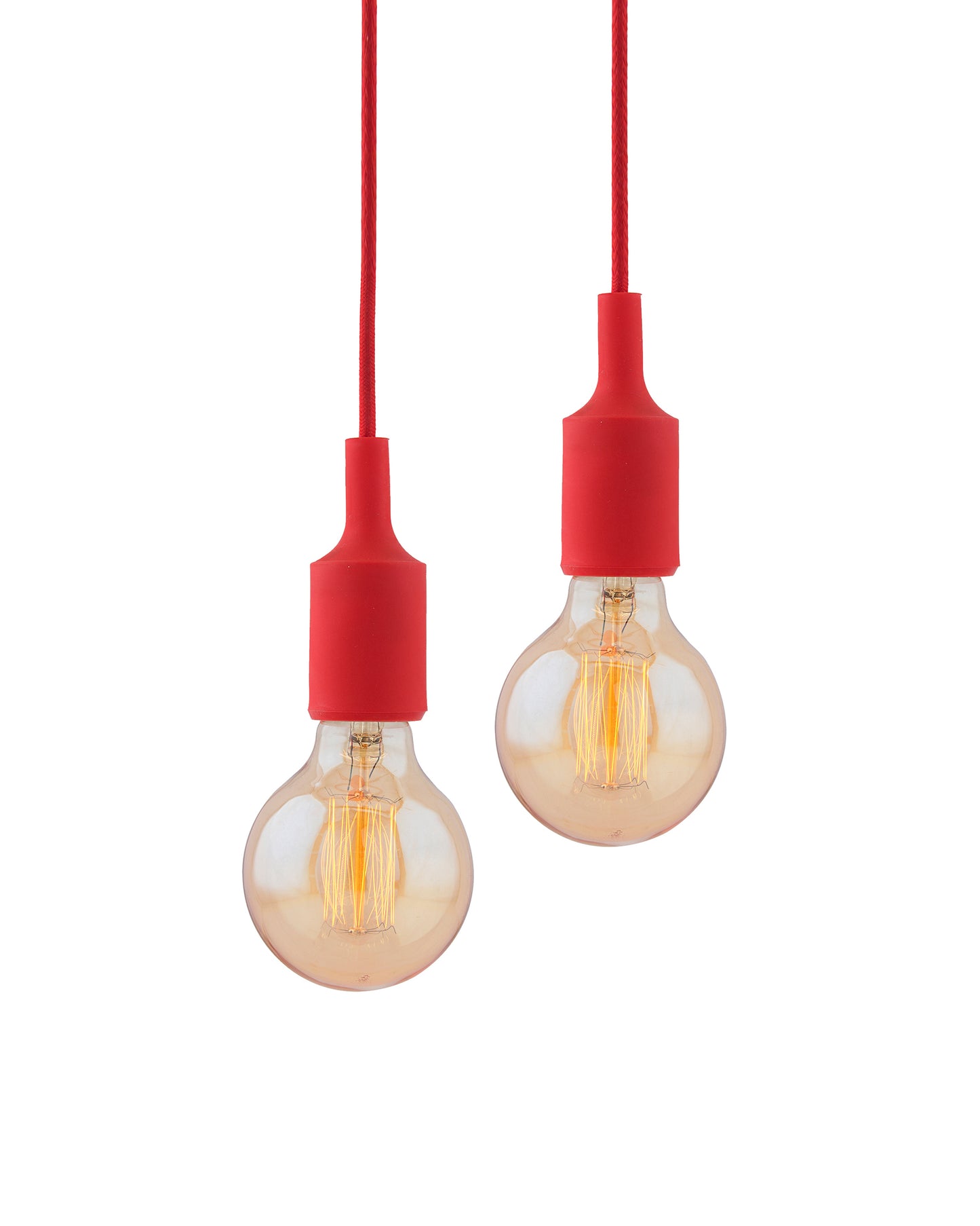 2pcs E27 Socket Chandelier Lamp Light Fixture,Hanging Silicone Holder Adjustable Modern Pendant Ceiling Lamp