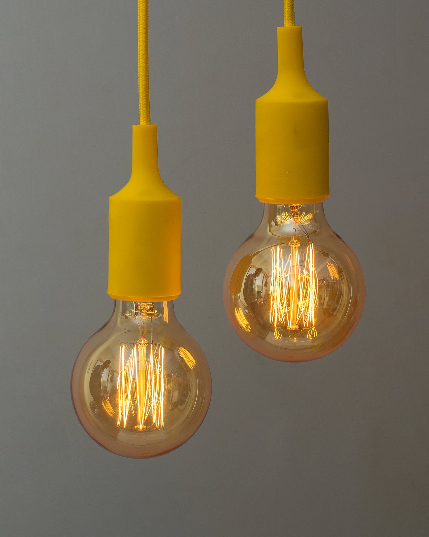 2pcs E27 Socket Chandelier Lamp Light Fixture,Hanging Silicone Holder Adjustable Modern Pendant Ceiling Lamp