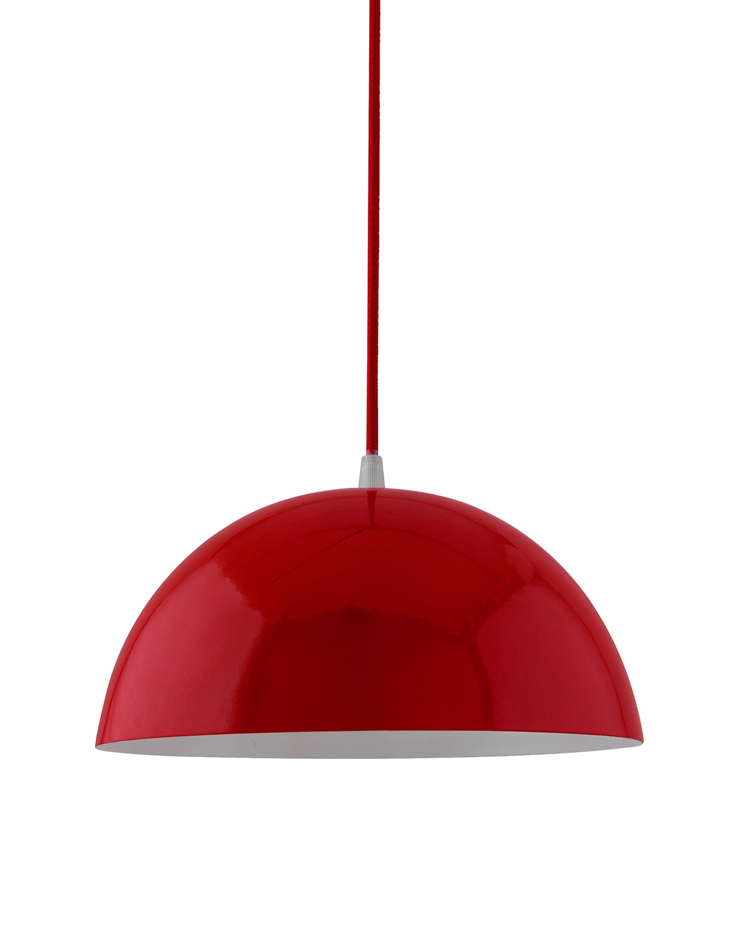 Metallic Glossy Pendant hanging light, hanging lamp 10"