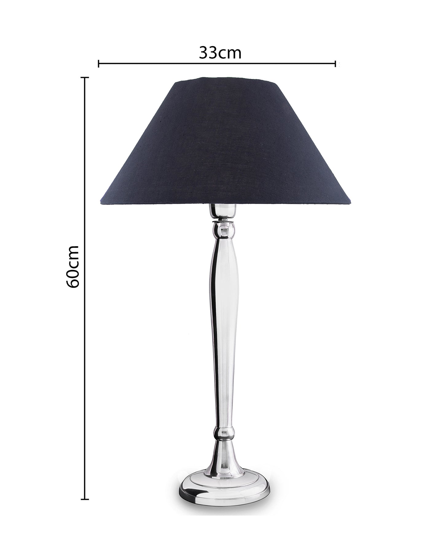Imperial gold brushed lamp with shade