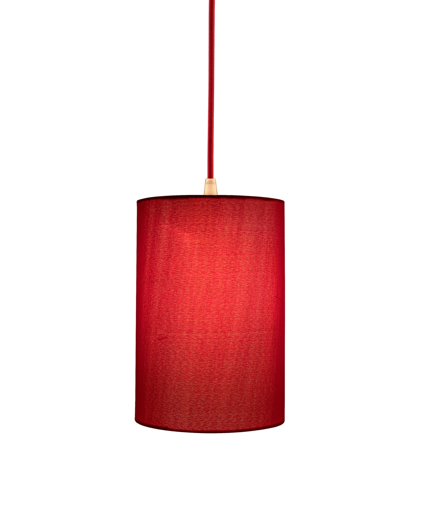 Classic Cylinder Hanging Shade, Hanging Pendant Light with Fixture