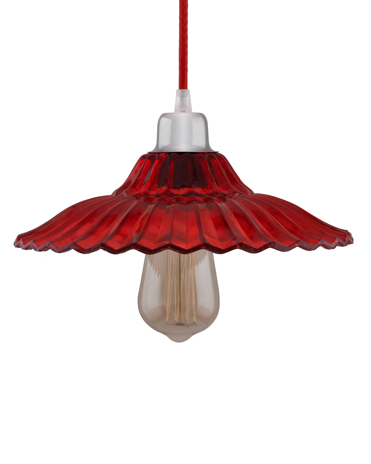 Industrial vintage E27 Colored Glass pendant Lampshade, Filament/LED hanging ceiling light,