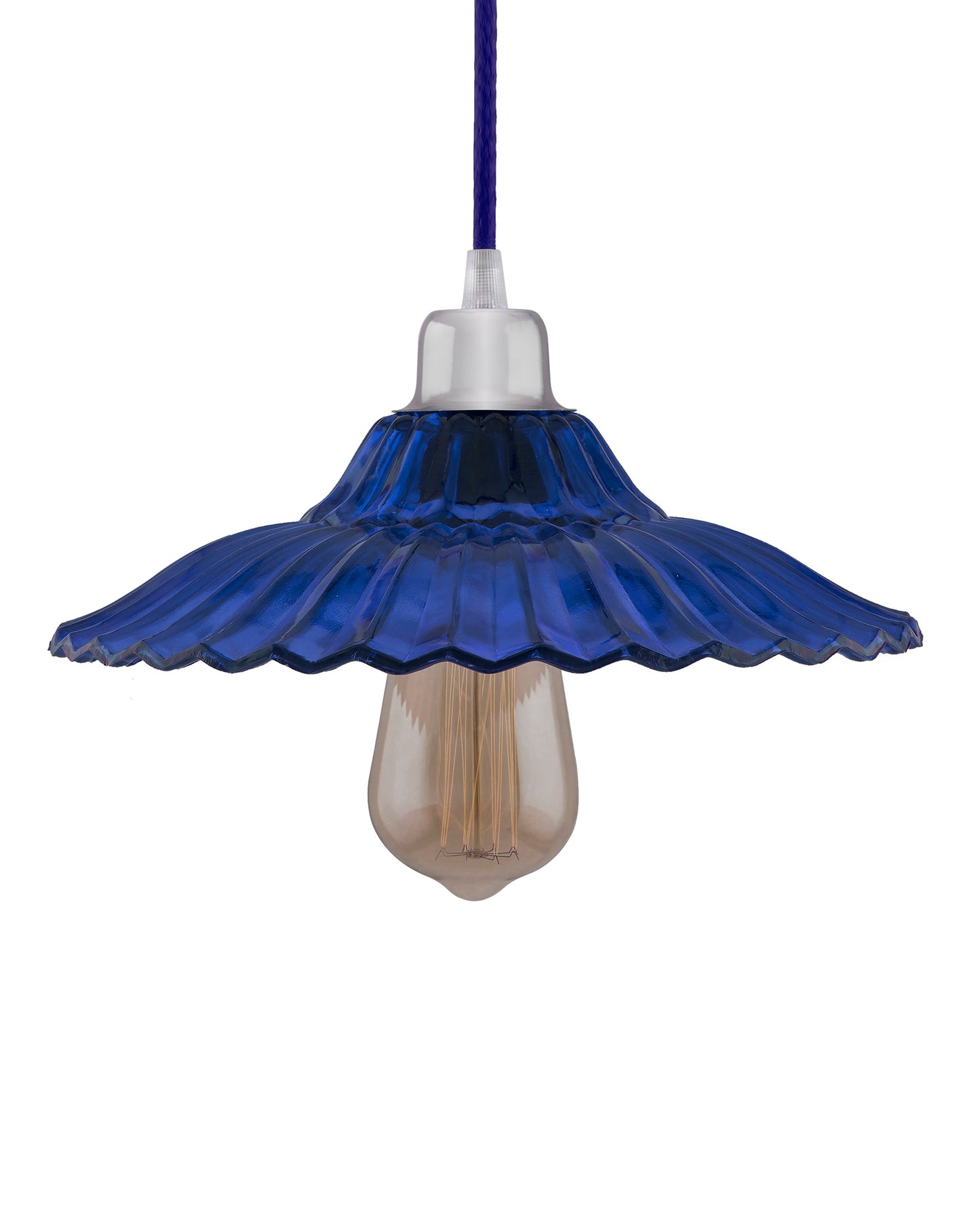 Industrial vintage E27 Colored Glass pendant Lampshade, Filament/LED hanging ceiling light,