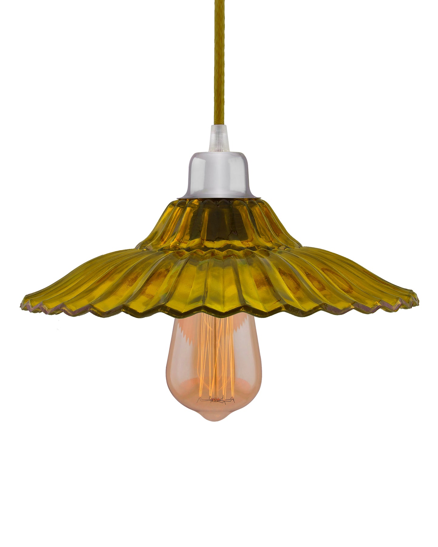 Industrial vintage E27 Colored Glass pendant Lampshade, Filament/LED hanging ceiling light,
