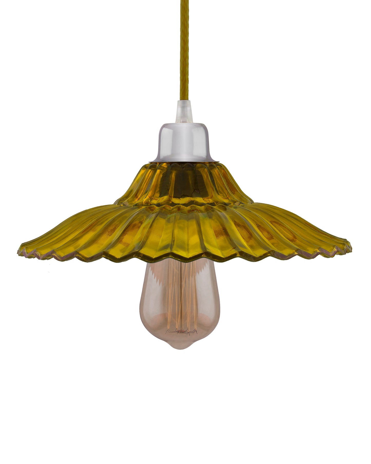 Industrial vintage E27 Colored Glass pendant Lampshade, Filament/LED hanging ceiling light,