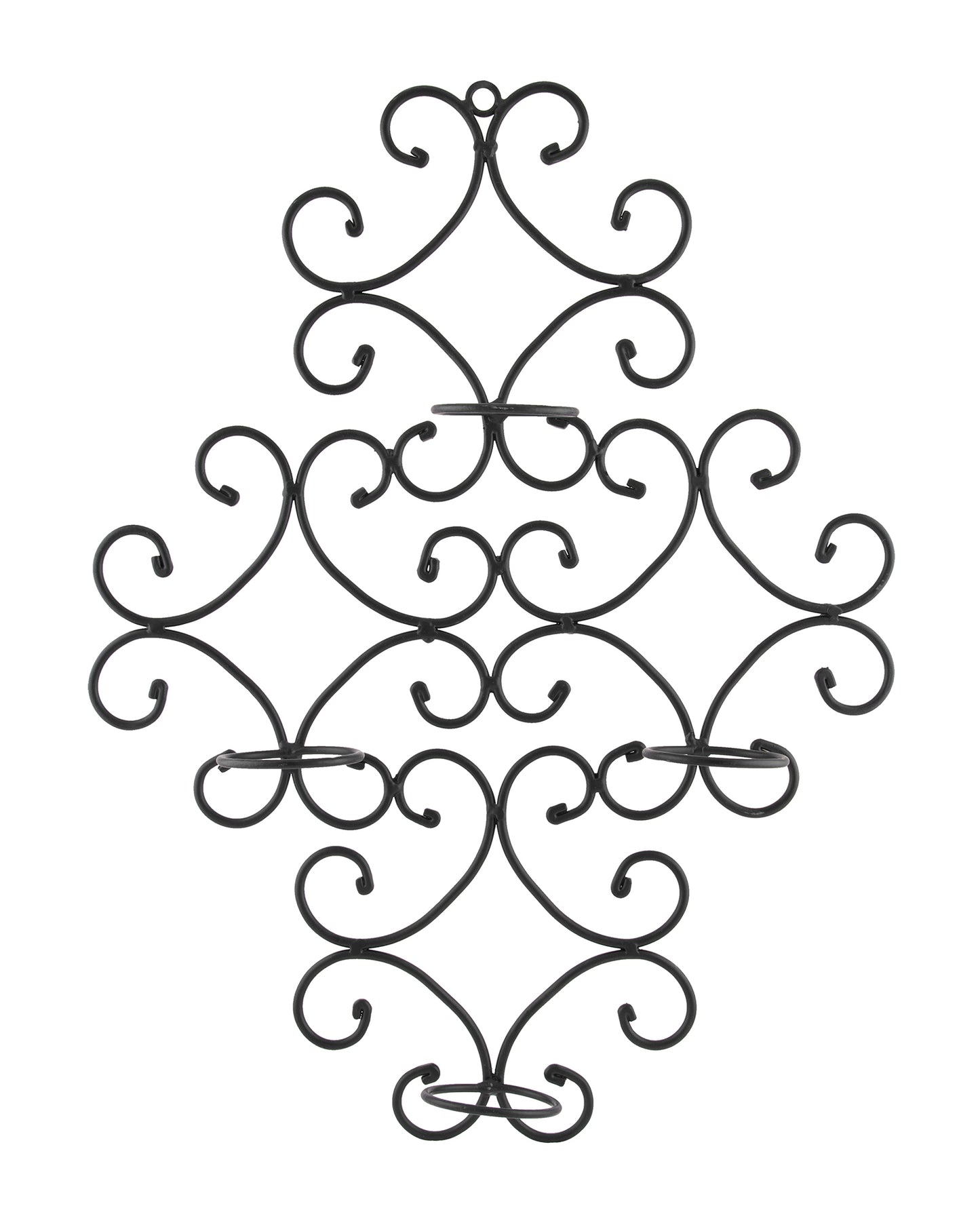 4-Votive Victorian Black Iron Wall Sconce Candle Holder,Candle Wall art