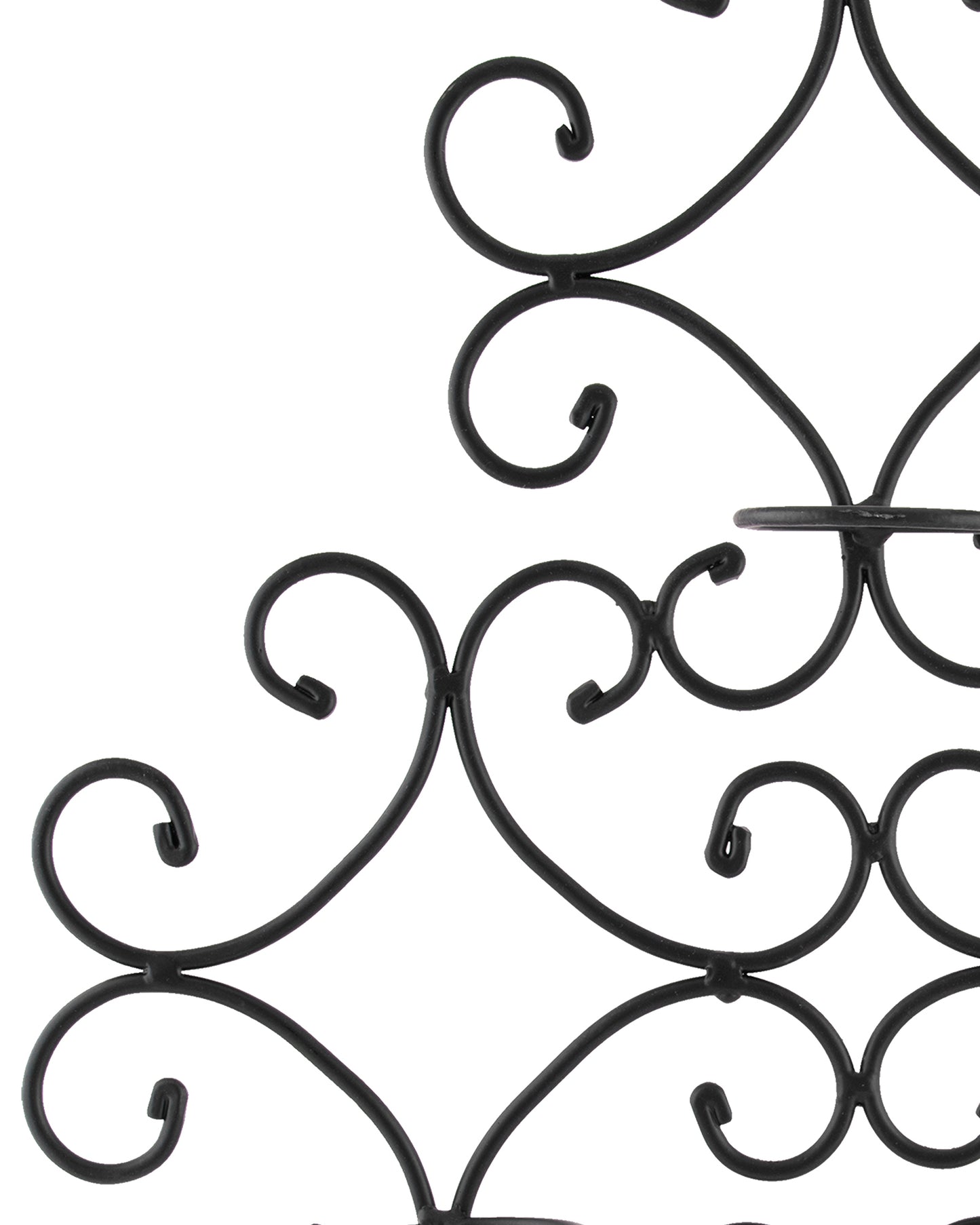 4-Votive Victorian Black Iron Wall Sconce Candle Holder,Candle Wall art