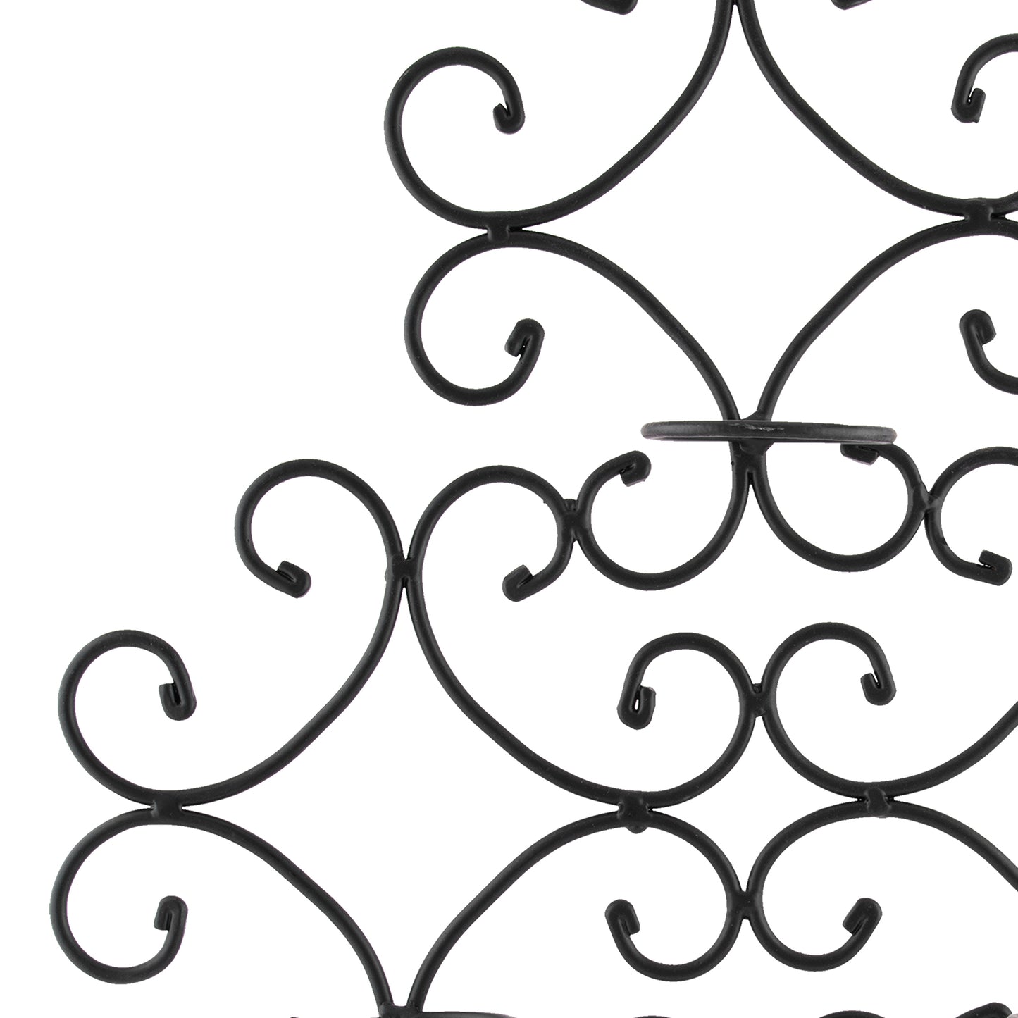 4-Votive Victorian Black Iron Wall Sconce Candle Holder,Candle Wall art