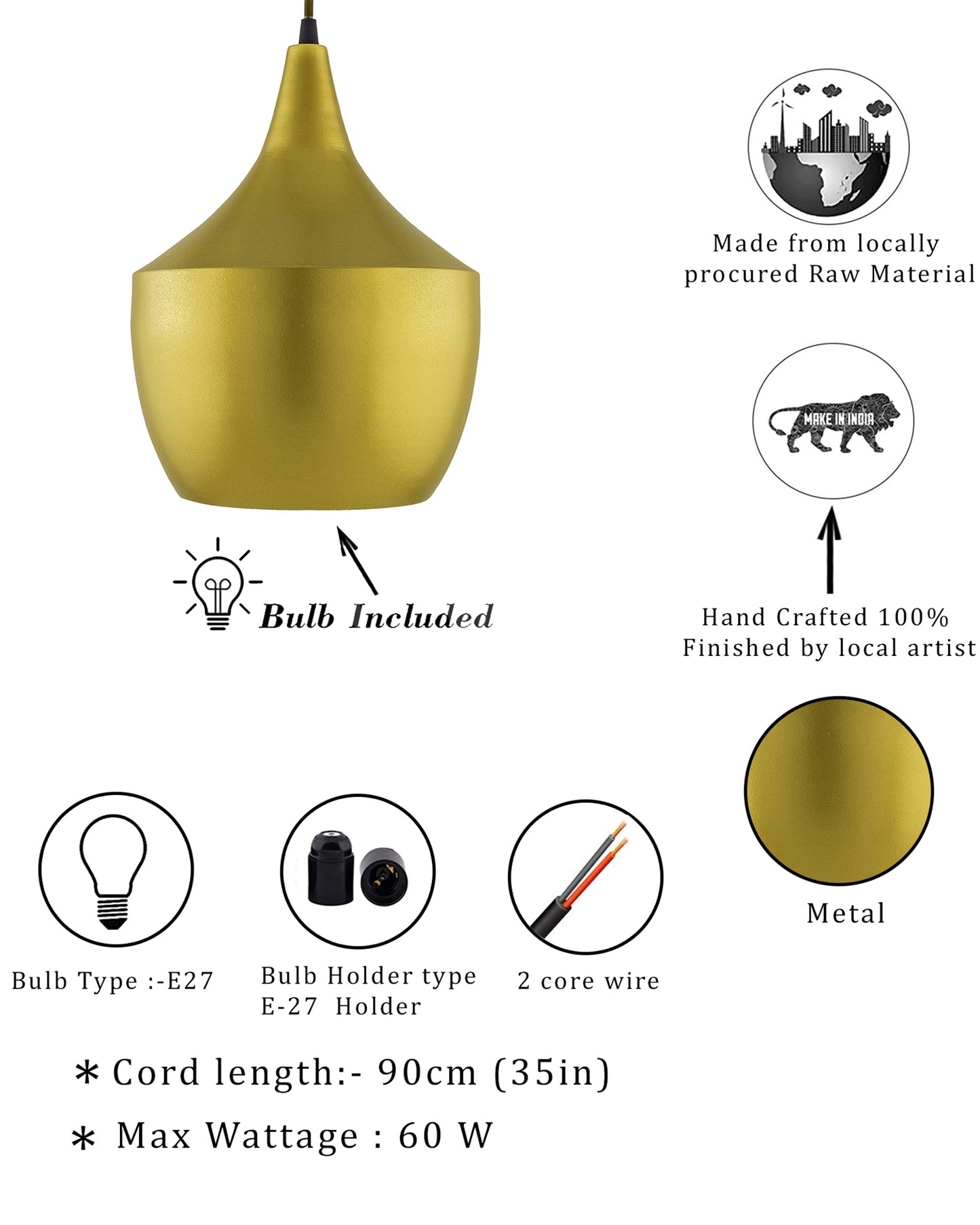 Modern Hanging Light, E26/27 Nordic Pendant Lamp, Pear Shaped Kitchen, Bedroom, Living Room Ceiling Lamp