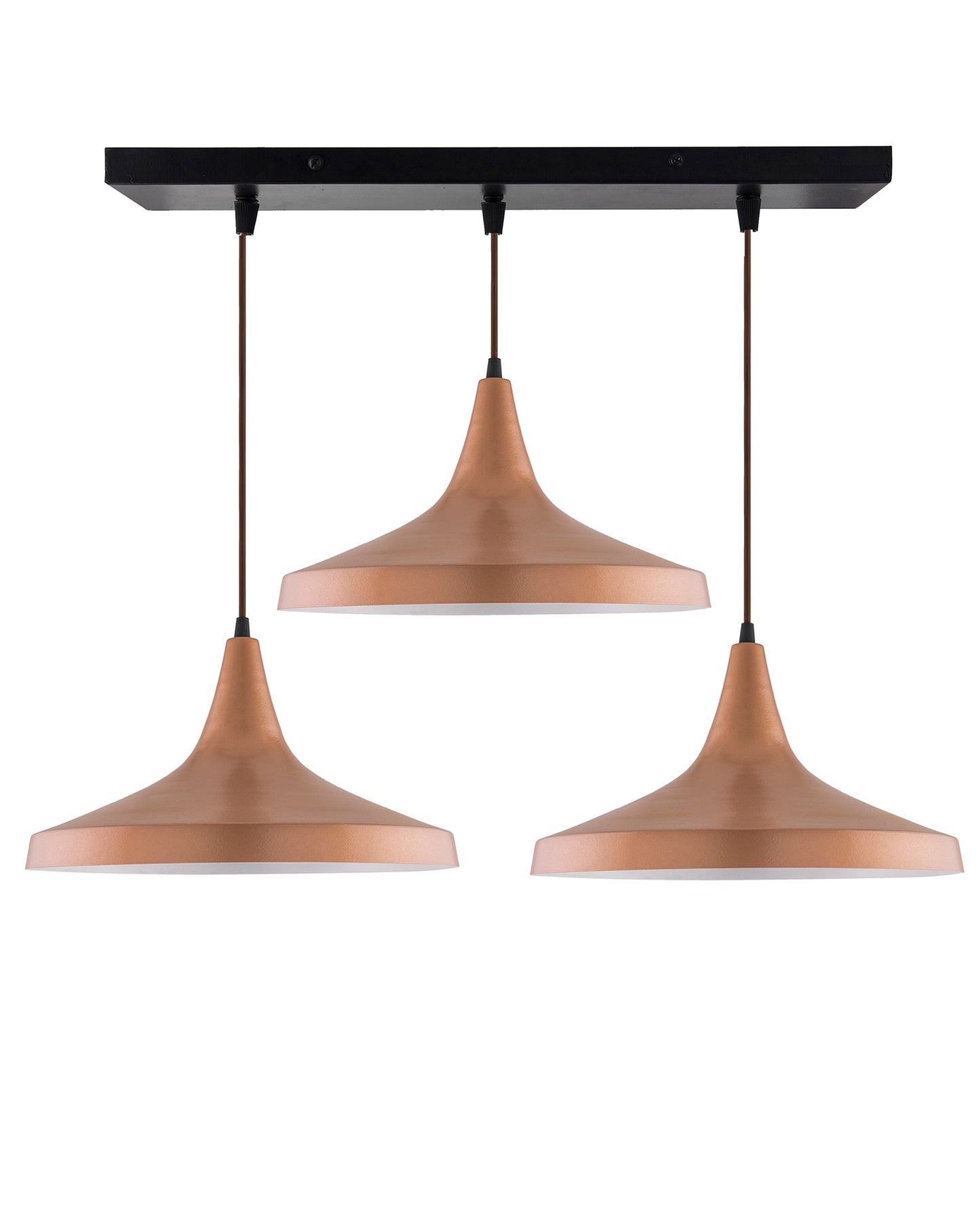 3-Lights Linear Cluster Chandelier Modern Danish hanging Light, E27 Holder, Decorative, URBAN Retro, Nordic Style