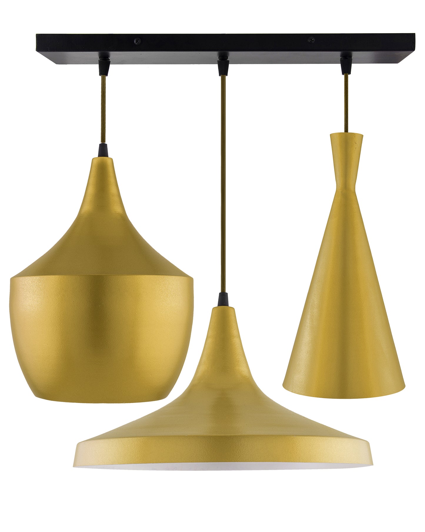 3-Lights Linear Cluster Chandelier Modern Tri-Nordic hanging Light, E27 Holder, Decorative,URBAN Retro, Nordic Style