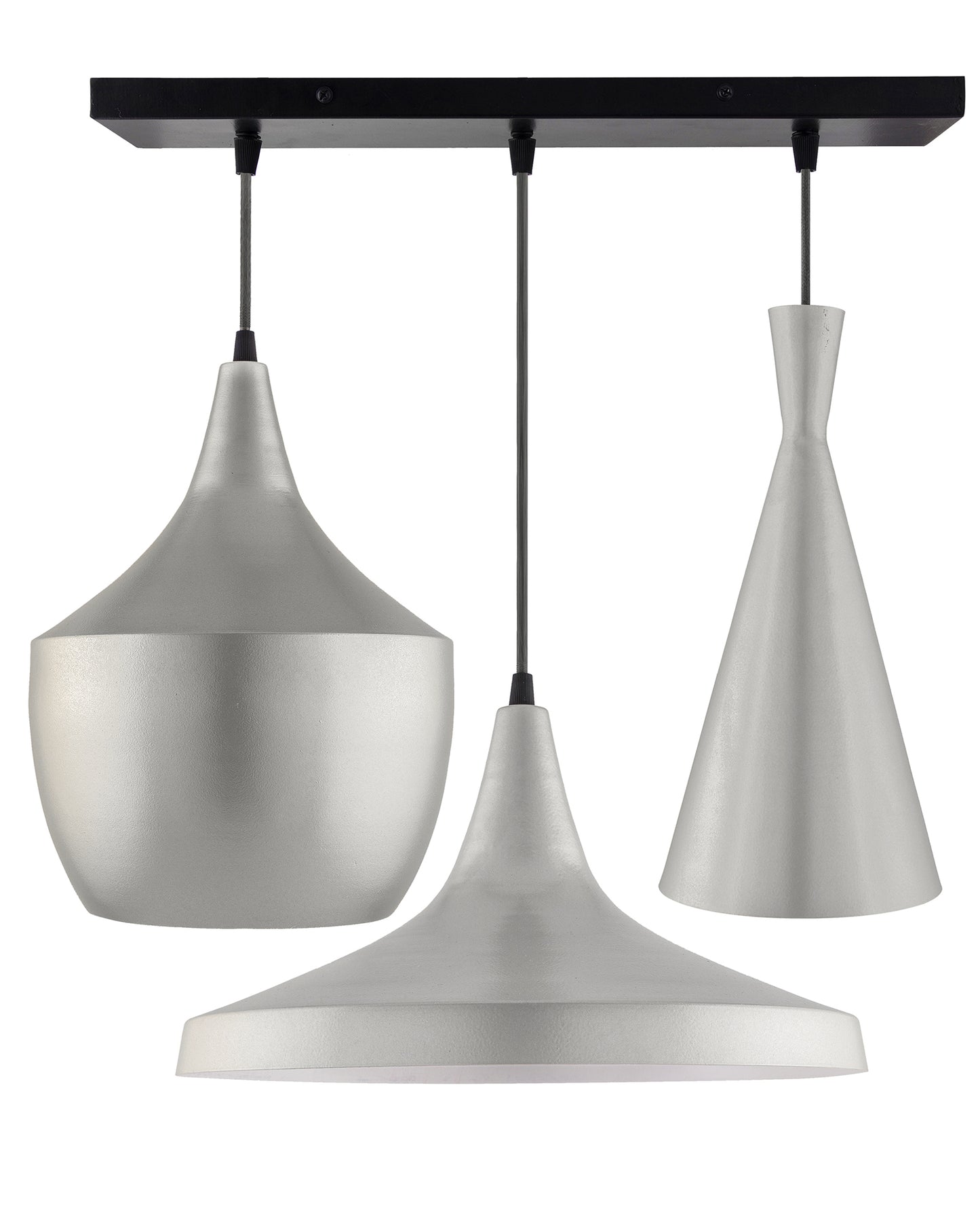 3-Lights Linear Cluster Chandelier Modern Tri-Nordic hanging Light, E27 Holder, Decorative,URBAN Retro, Nordic Style
