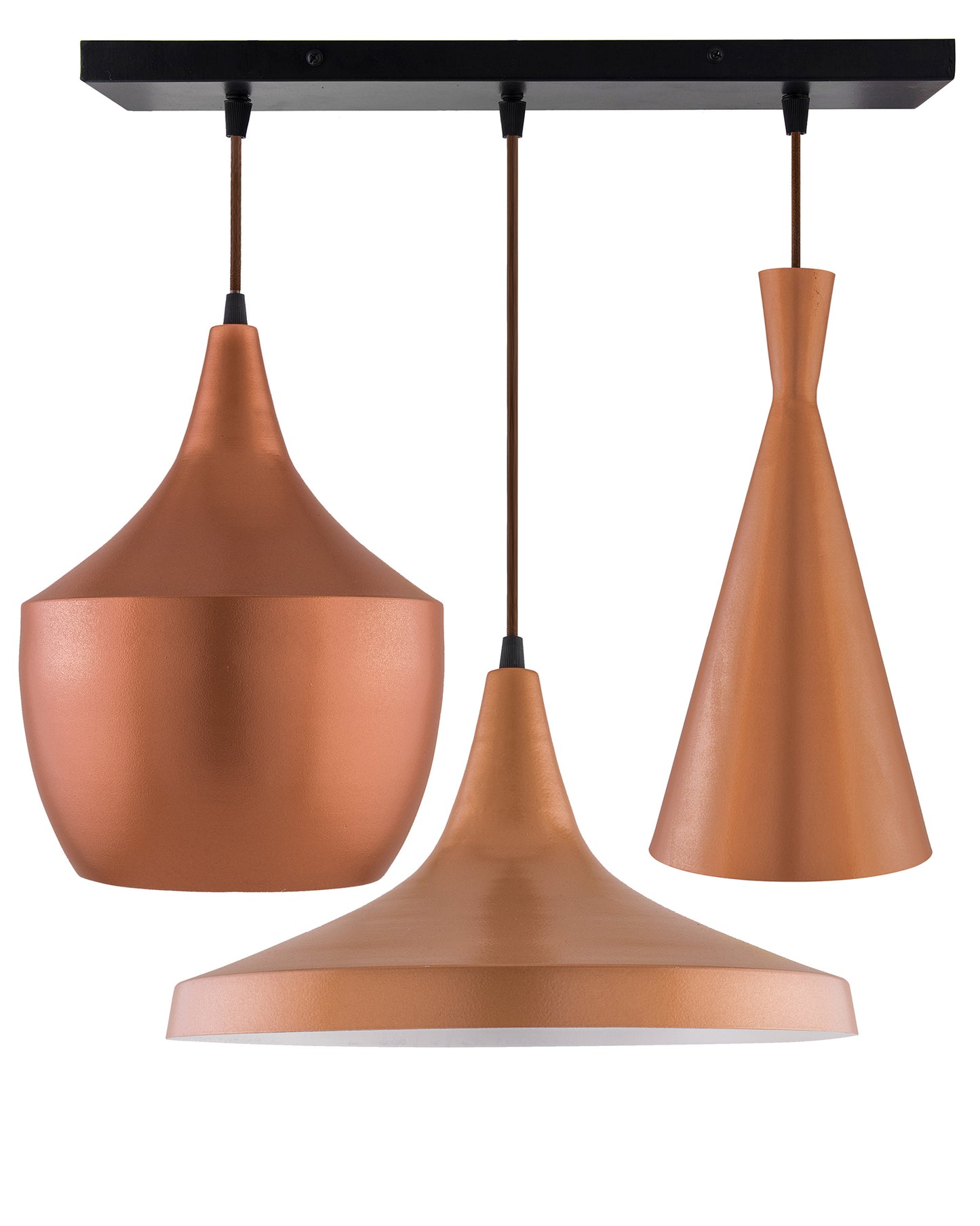 3-Lights Linear Cluster Chandelier Modern Tri-Nordic hanging Light, E27 Holder, Decorative,URBAN Retro, Nordic Style