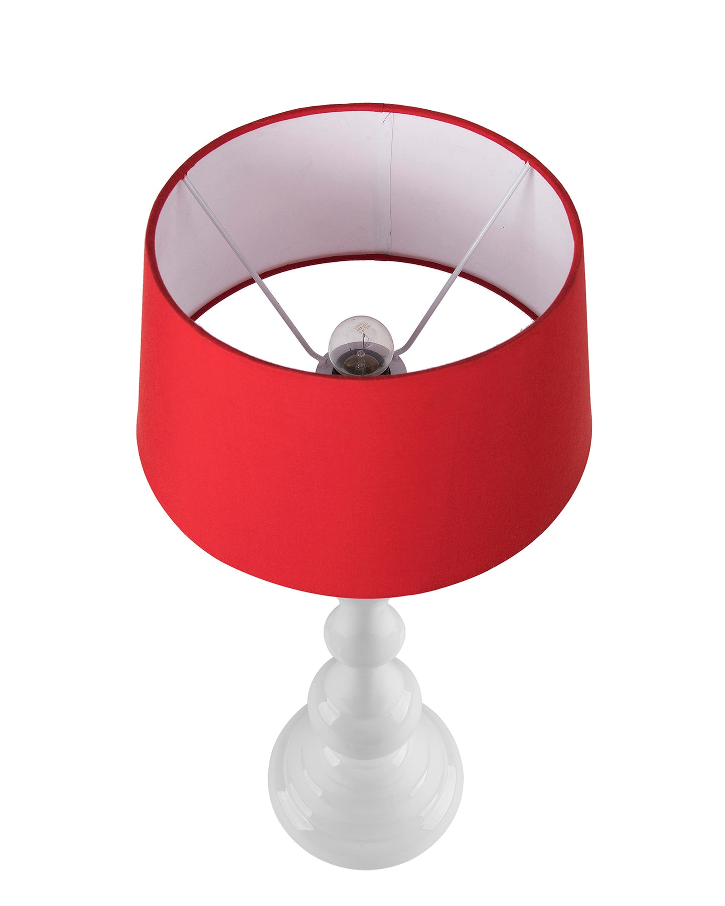 Glossy Black Teardrop Aluminium Table Lamp With Cone Shade, Bedside, Living Room Study Lamp, Bulb Included