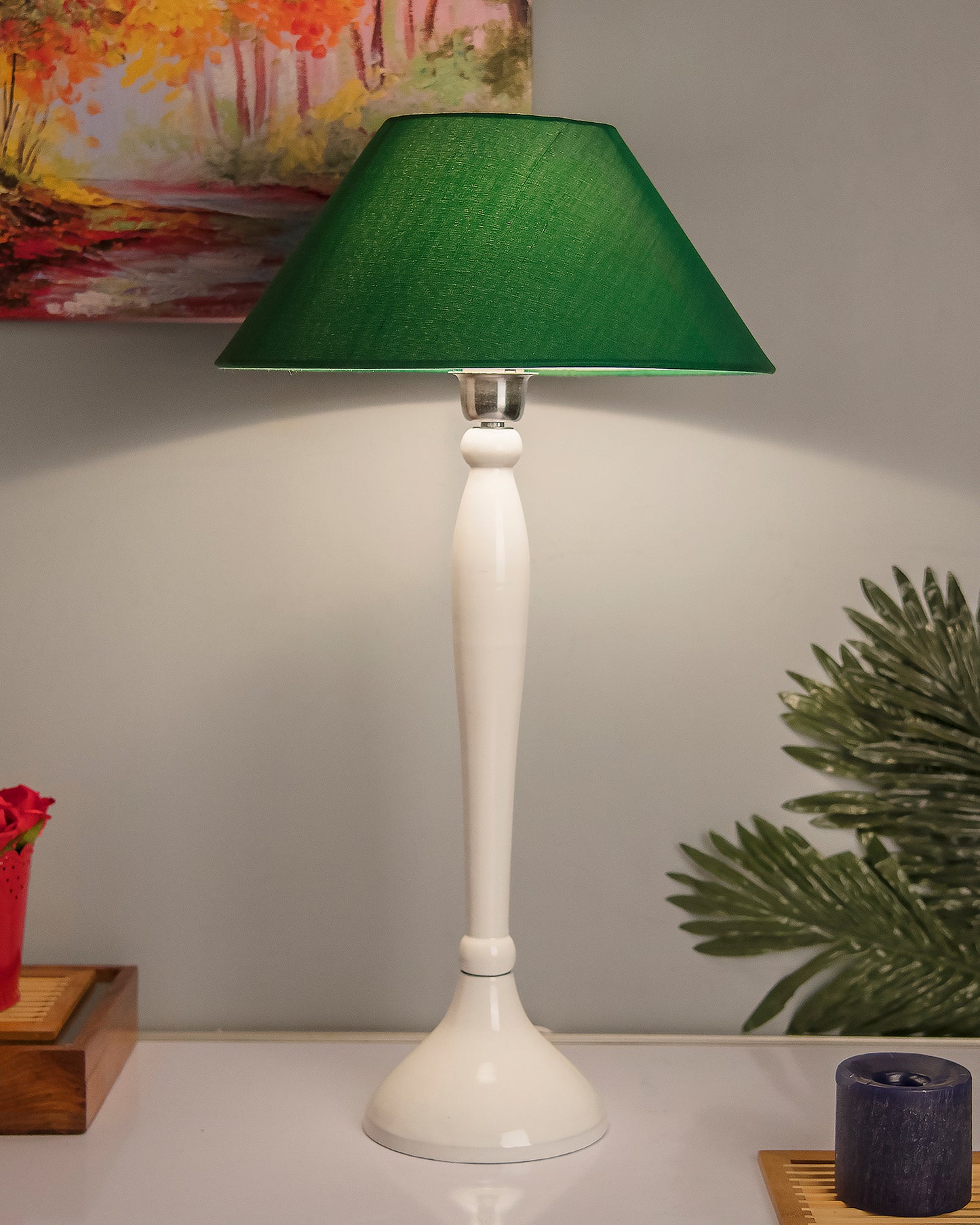 Glossy Black Royal Ovoid Aluminium Table Lamp With Cone Shade, Bedside, Living Room Study Lamp, Bulb Included