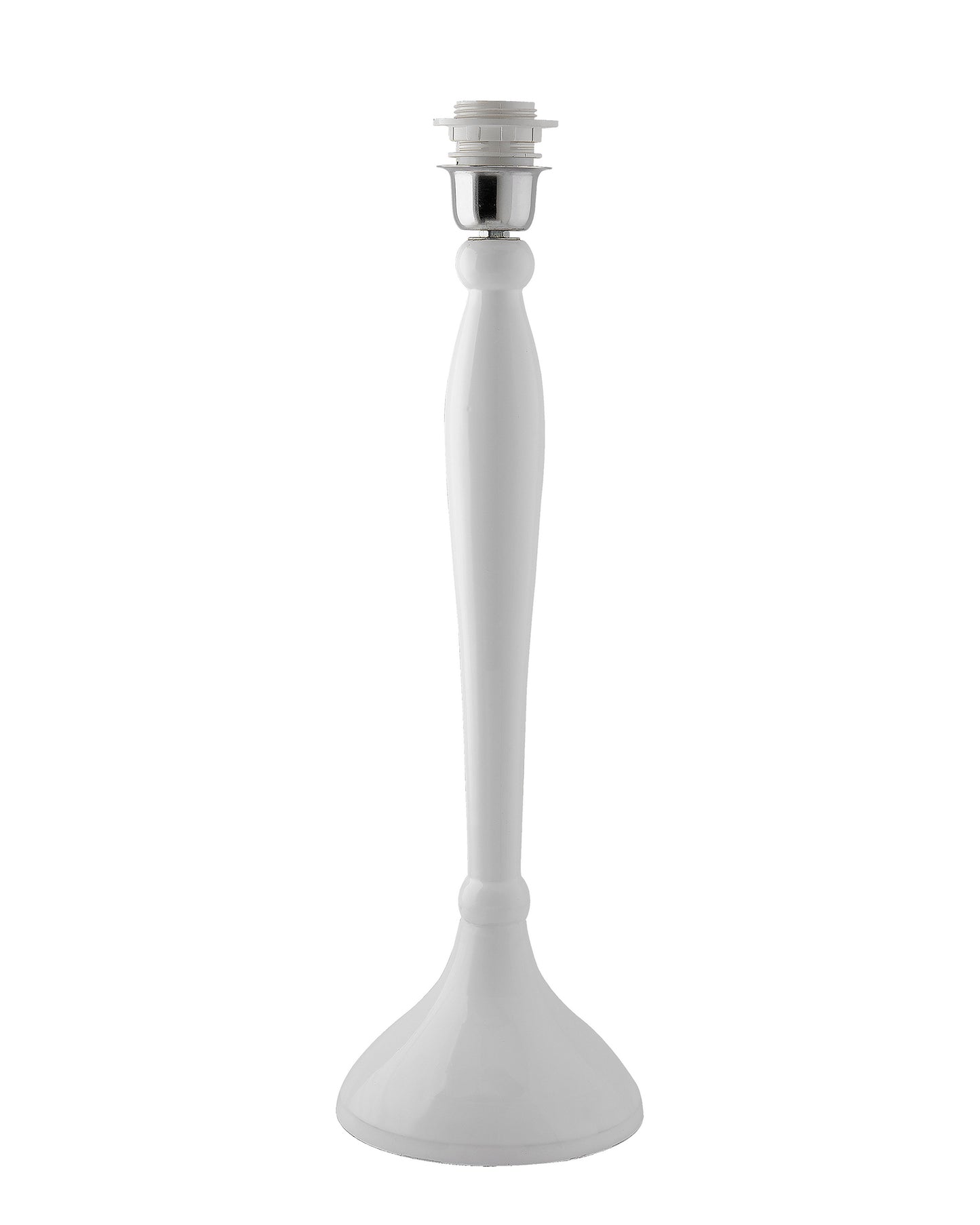 Glossy Black Royal Ovoid Aluminium Table Lamp With Cone Shade, Bedside, Living Room Study Lamp, Bulb Included