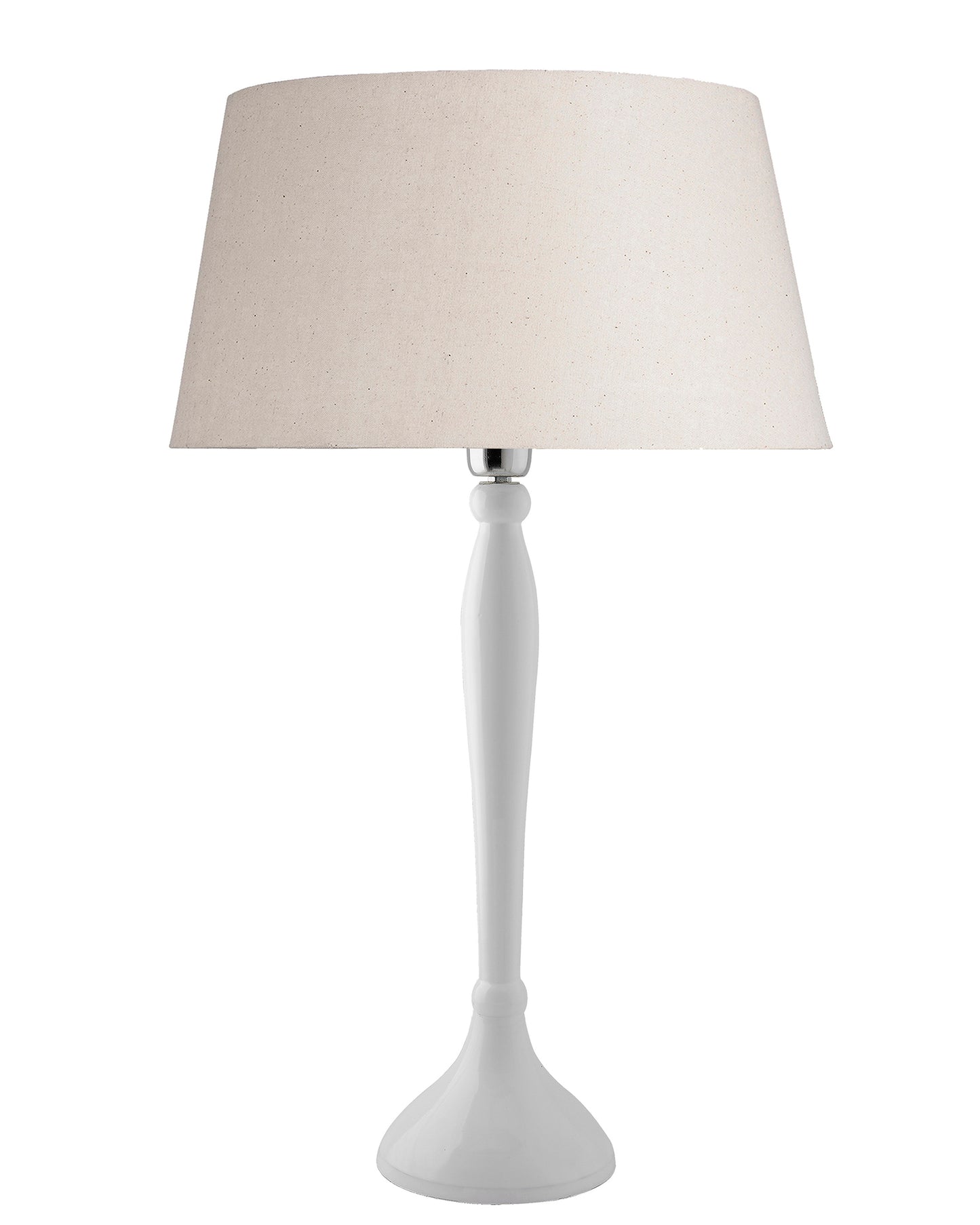 Glossy Black Royal Ovoid Aluminium Table Lamp With Cone Shade, Bedside, Living Room Study Lamp, Bulb Included