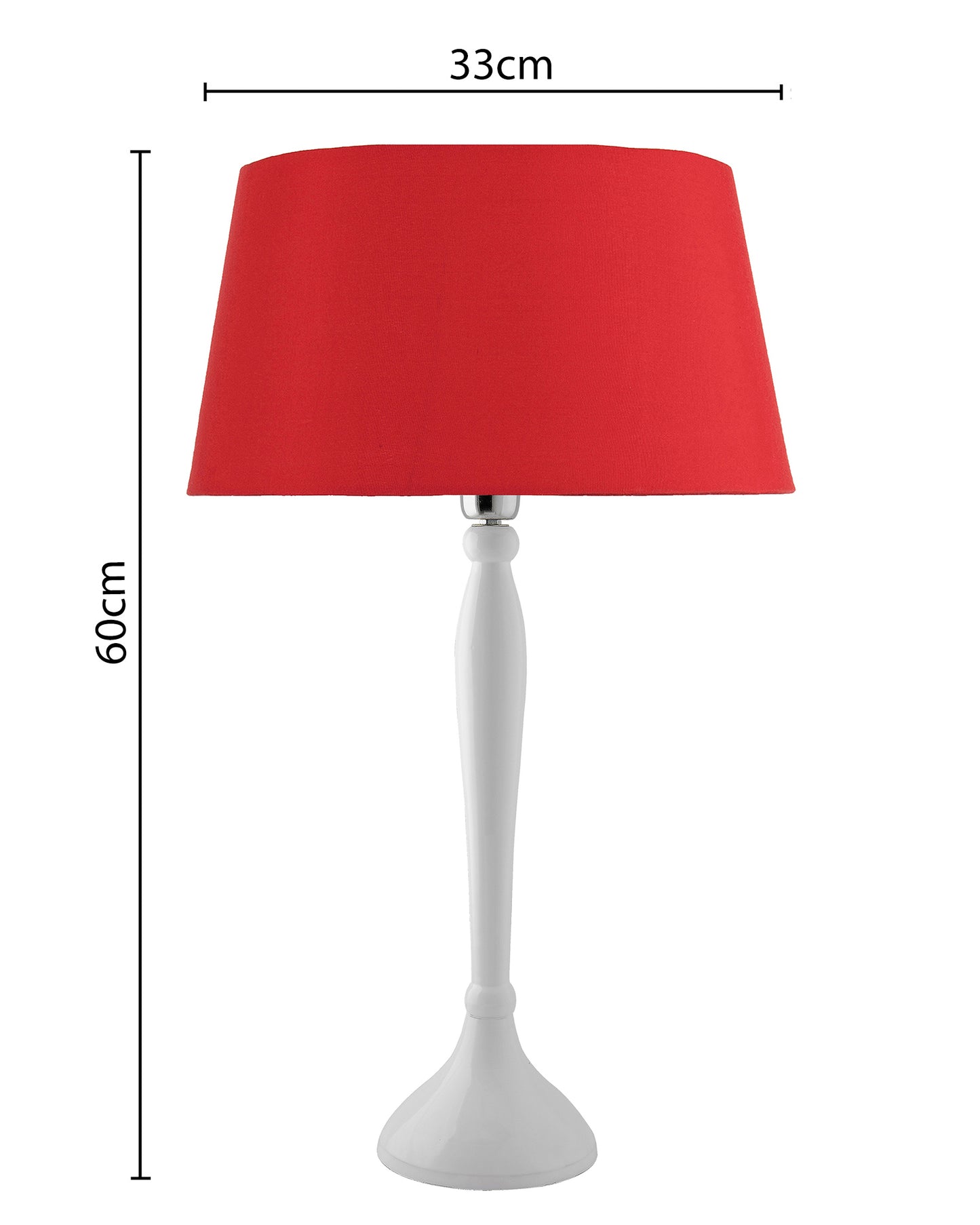 Glossy Black Royal Ovoid Aluminium Table Lamp With Cone Shade, Bedside, Living Room Study Lamp, Bulb Included