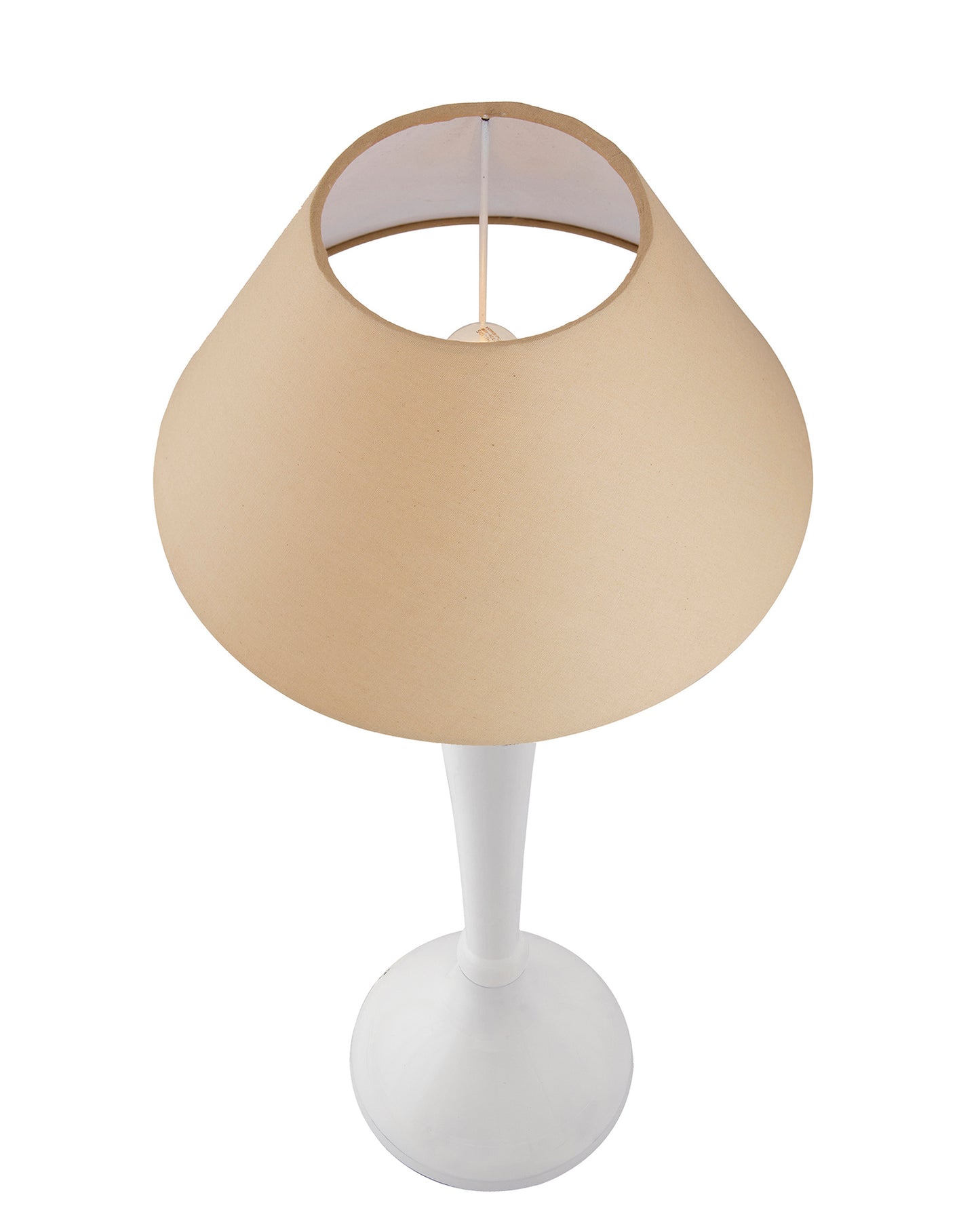 Glossy Black Royal Ovoid Aluminium Table Lamp With Cone Shade, Bedside, Living Room Study Lamp, Bulb Included