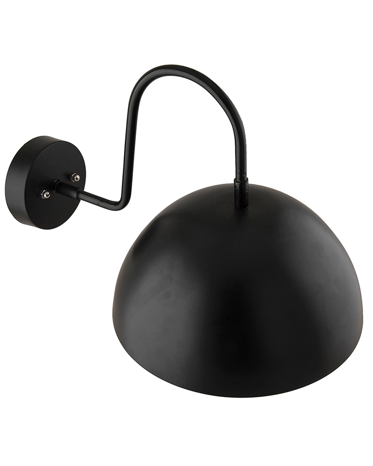 Metallic Pendant 8" Wall Sconce Gooseneck Retro Wall Light Fixtures for Bedroom Nightstand, Barn Warehouse