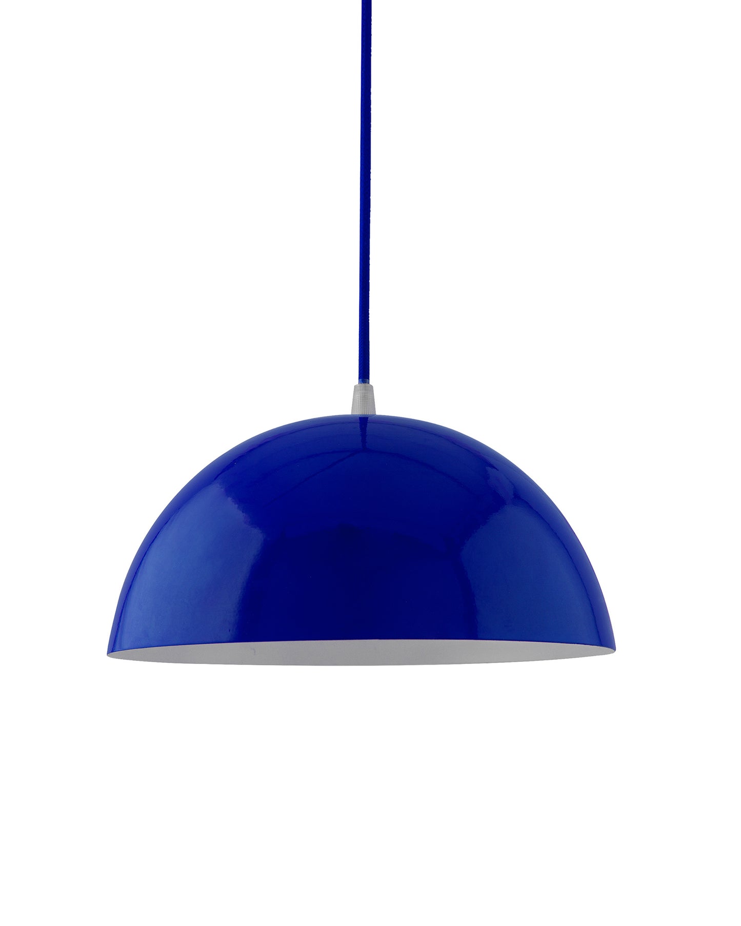 3 Arms Spider Chandelier Lamp, 10" Red, Blue & White Semi-Globe Pendant Lamp, Vintage Edison Style E 27 Adjustable DIY Ceiling Pendant Light, E27 Rustic Cluster Hanging Light(1.25 M, Black Twisted Wire)