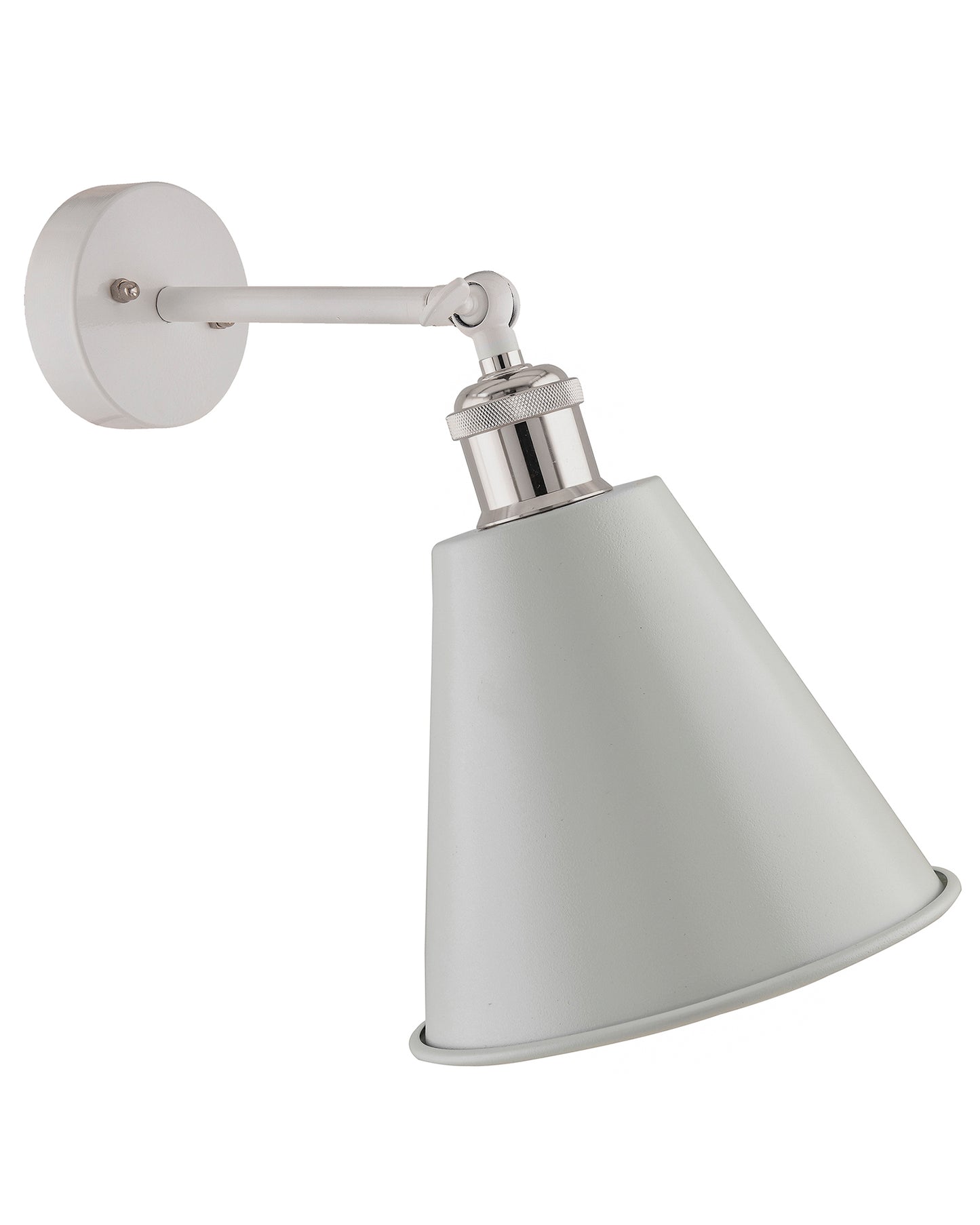 Edison Wall White Gaurd Shade Lamp, Vintage Industrial Loft, E27 Holder, Decorative, Black Swing Wall Light