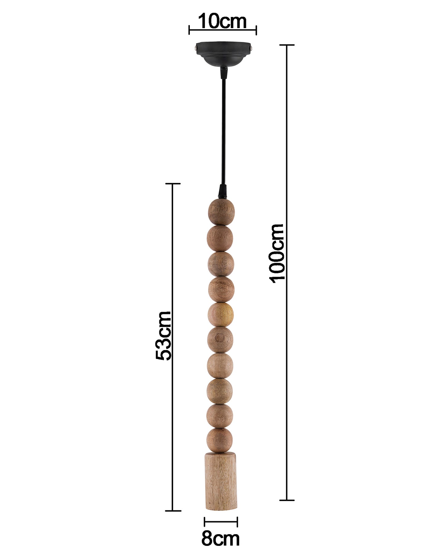 Rustic Round Beaded Swag Pendant, Balcony Bar Cafe Living Dining Room, Retro Loft Light, Ceiling Hanging Light