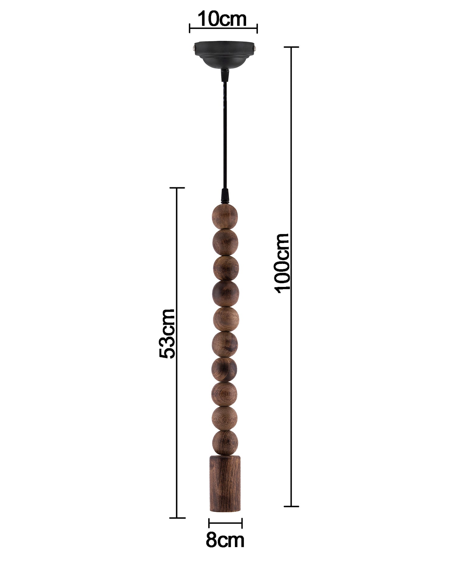 Rustic Round Beaded Swag Pendant, Balcony Bar Cafe Living Dining Room, Retro Loft Light, Ceiling Hanging Light