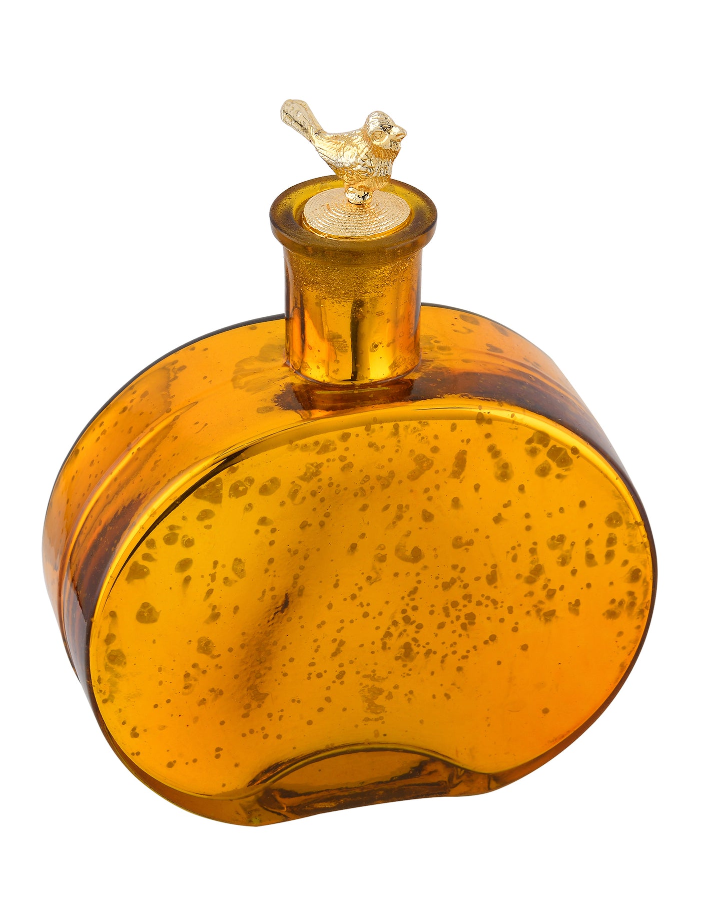 Mercury Gold Round Bottle Copper Star String Lights , Warm White LED Fairy Lights