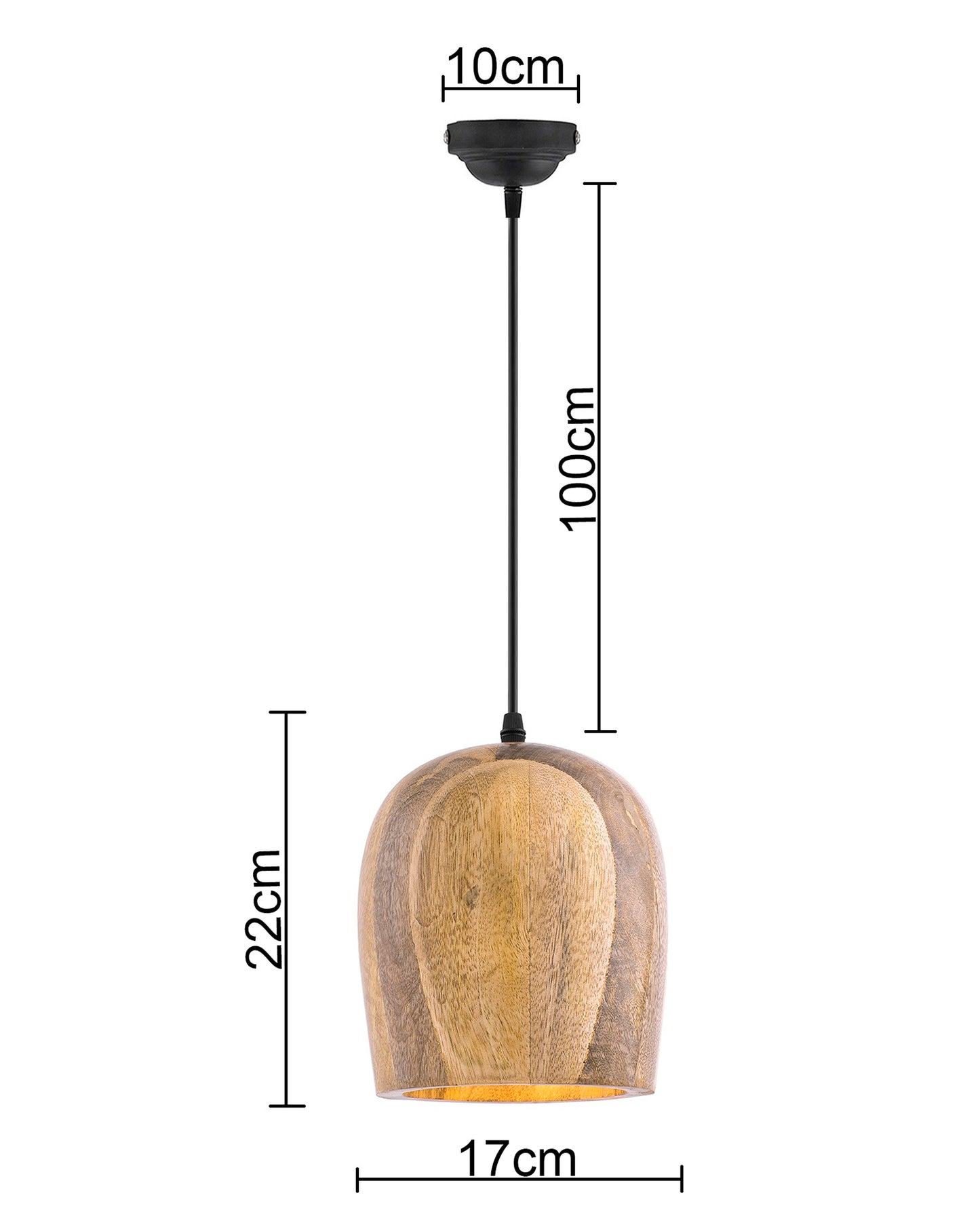 Modern Bucket Shape Natural Wooden Pendant Light Fixture, Home Kitchen Desk Dining Room, Rustic hanging Light, E27