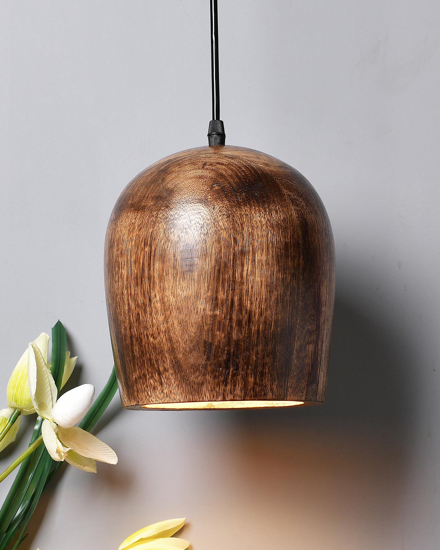Modern Bucket Shape Natural Wooden Pendant Light Fixture, Home Kitchen Desk Dining Room, Rustic hanging Light, E27