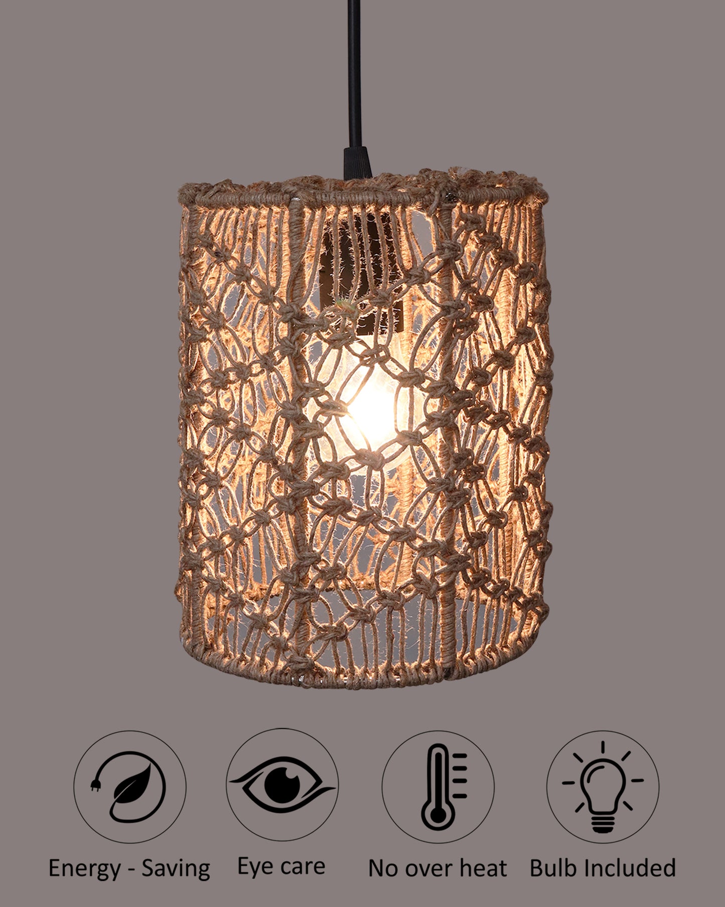 Hanging Jute cylinder